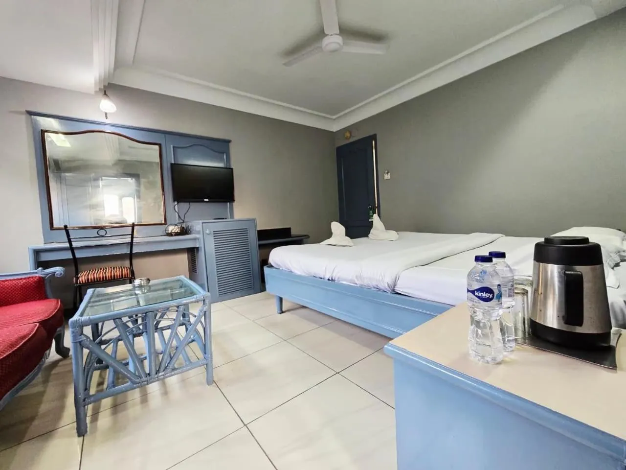 Bed in Park Palace Hotel