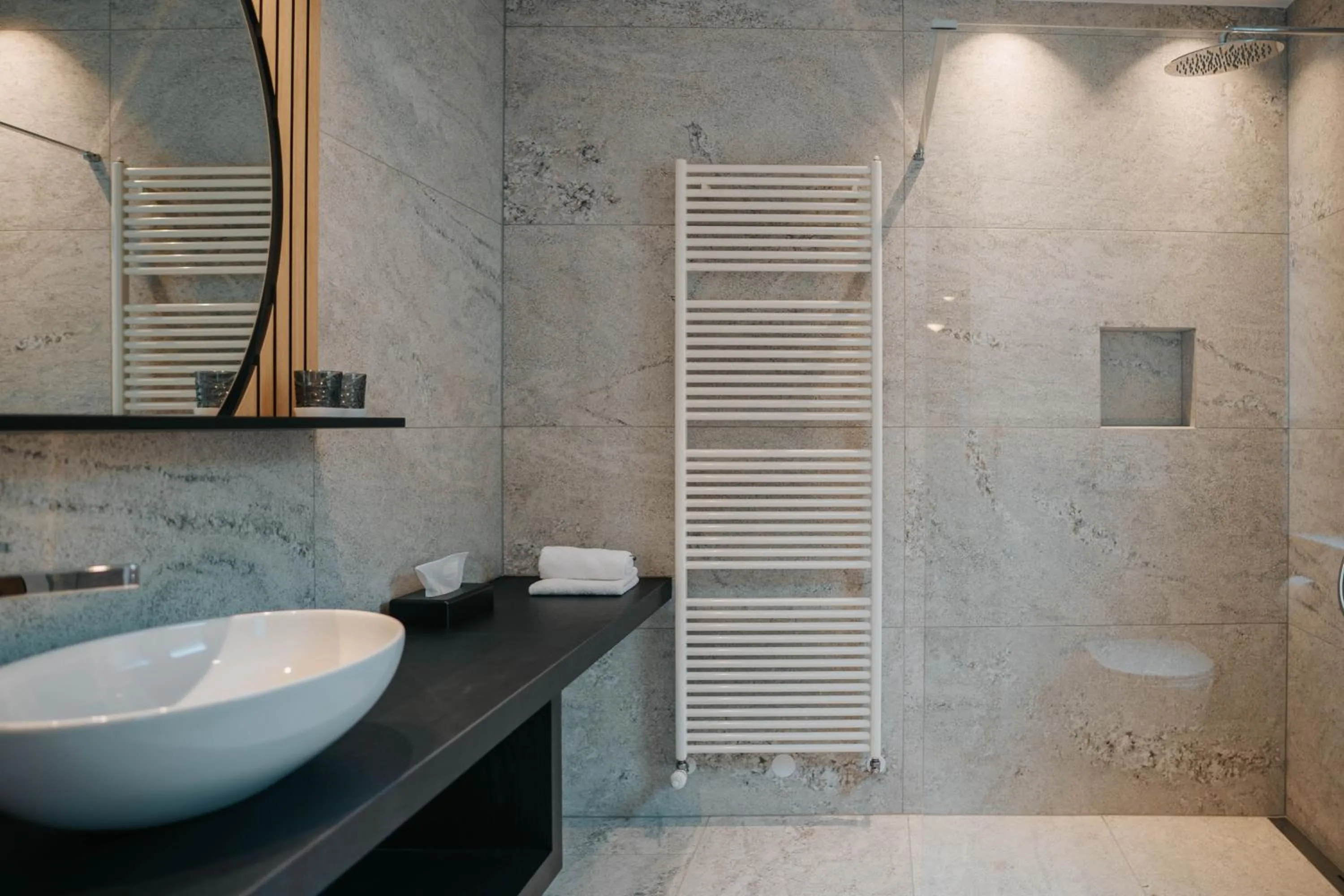 Shower in Small Hotel Sonne