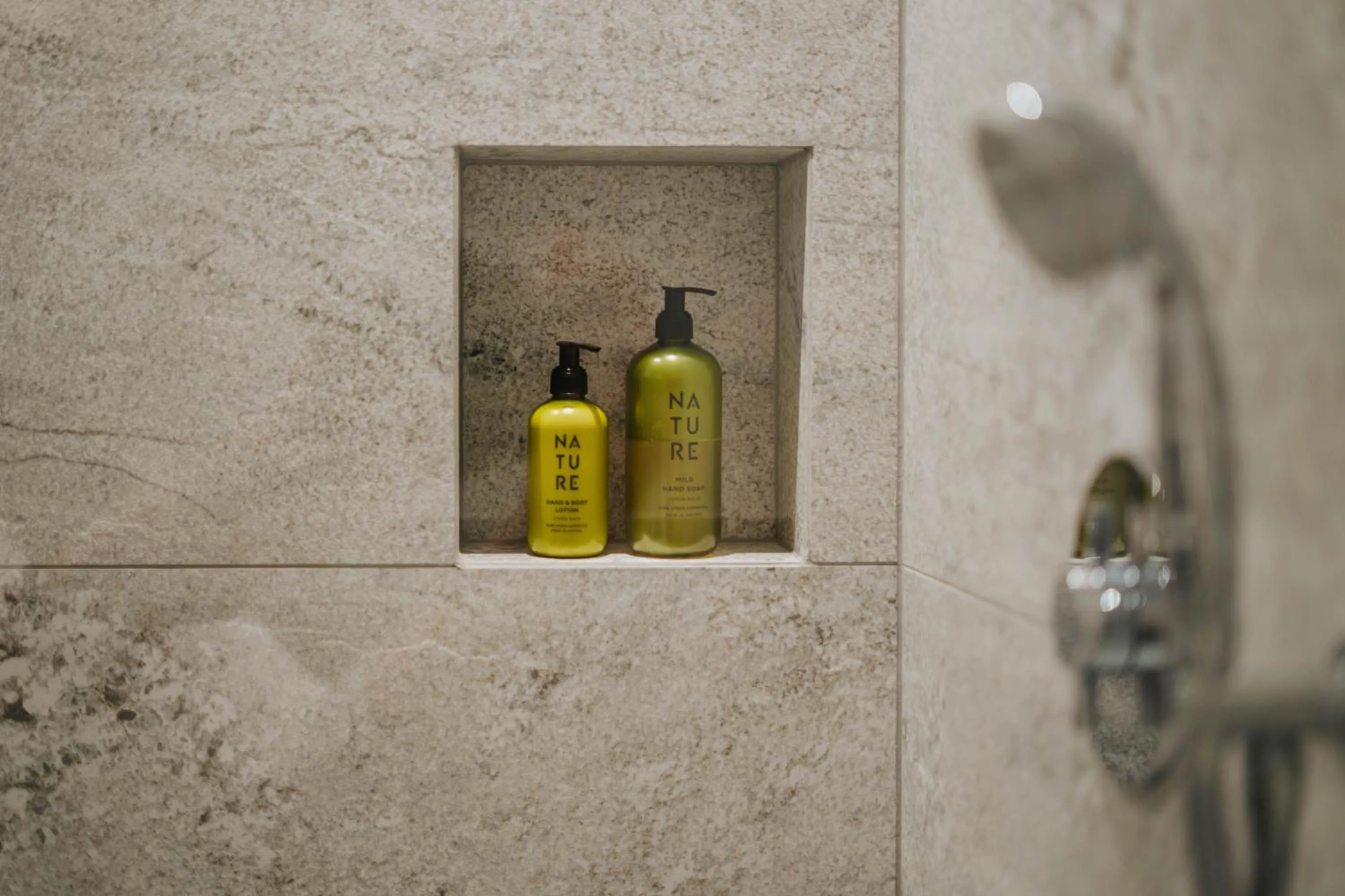 Shower in Small Hotel Sonne
