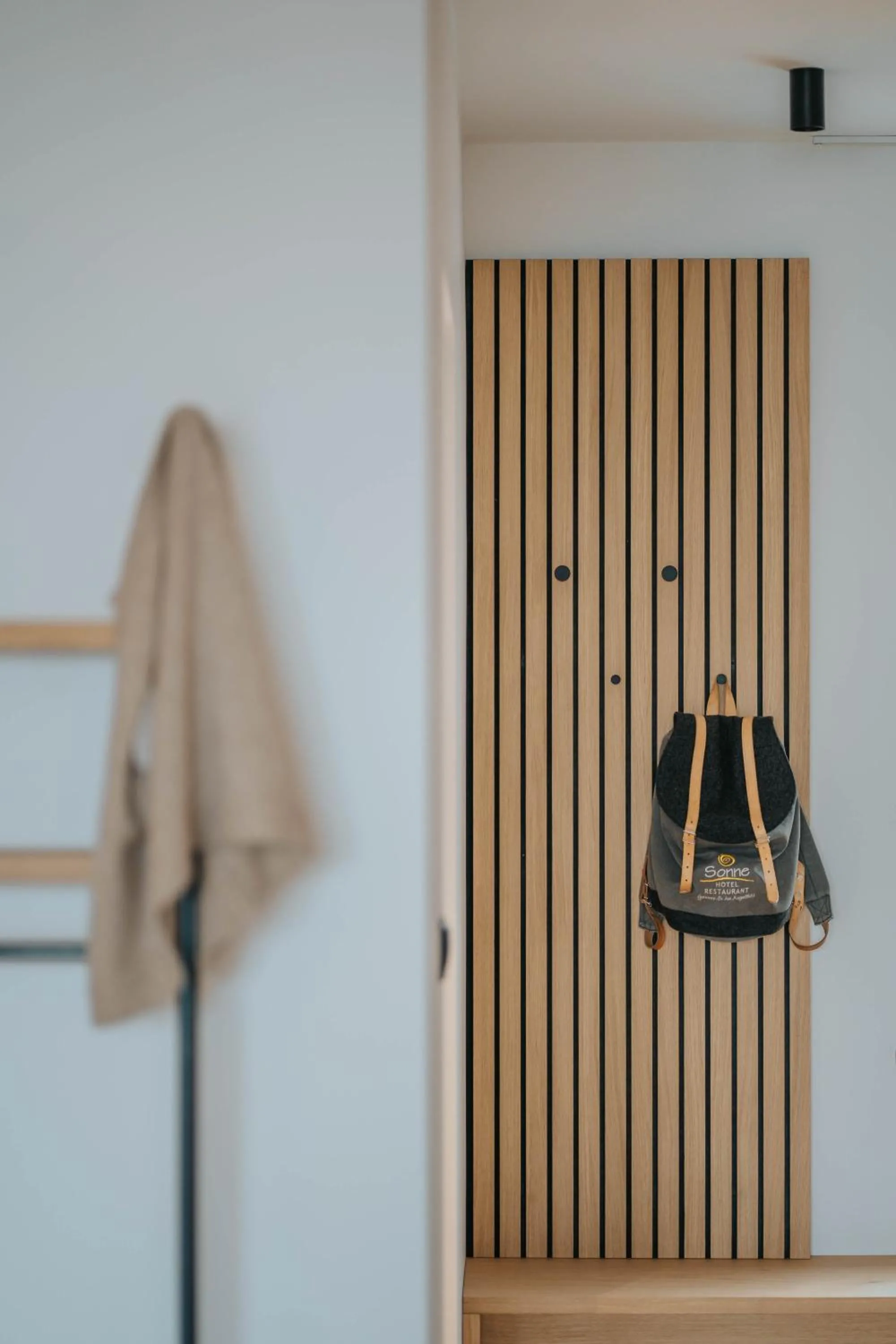 wardrobe in Small Hotel Sonne