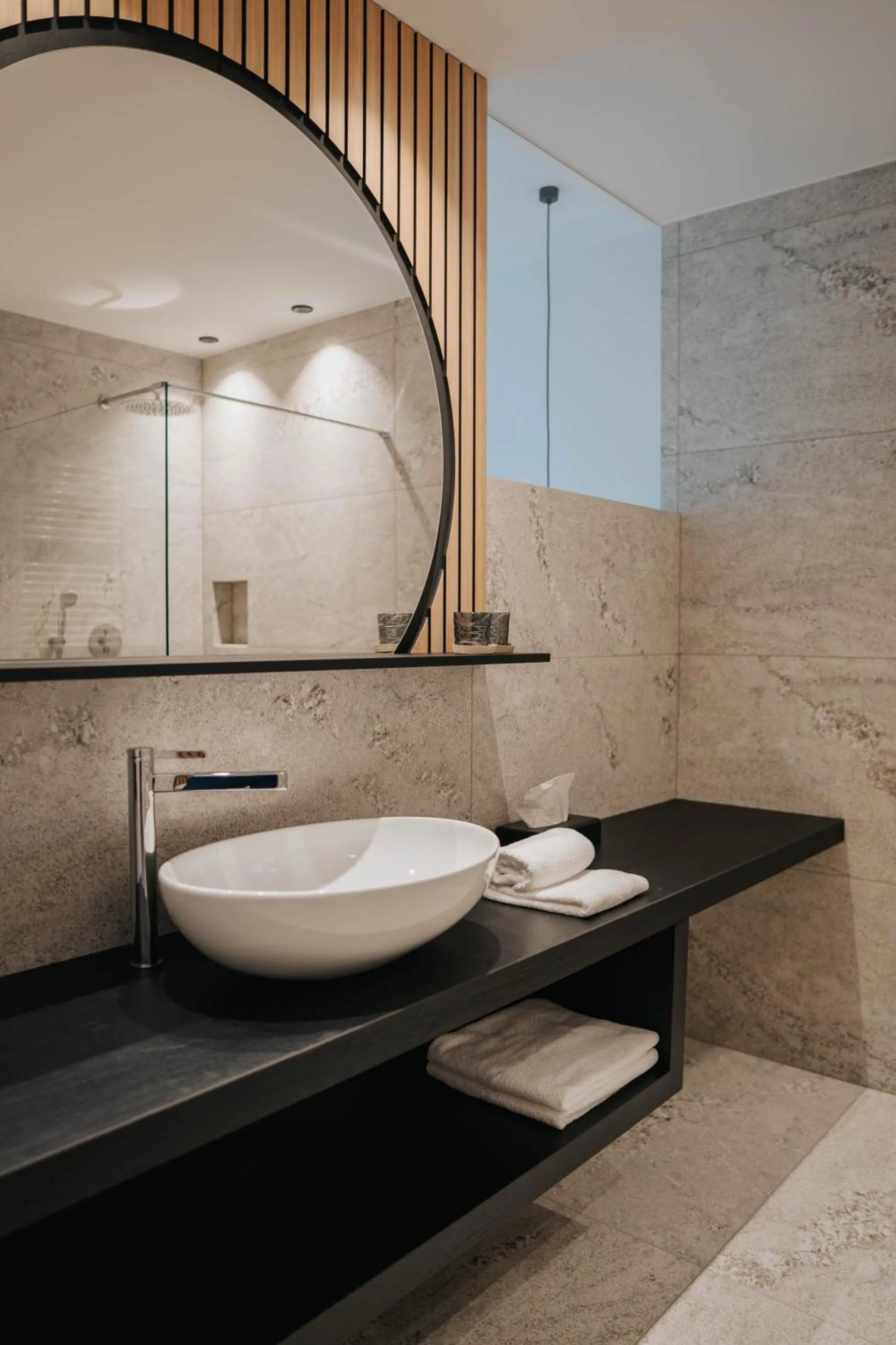 Bathroom in Small Hotel Sonne