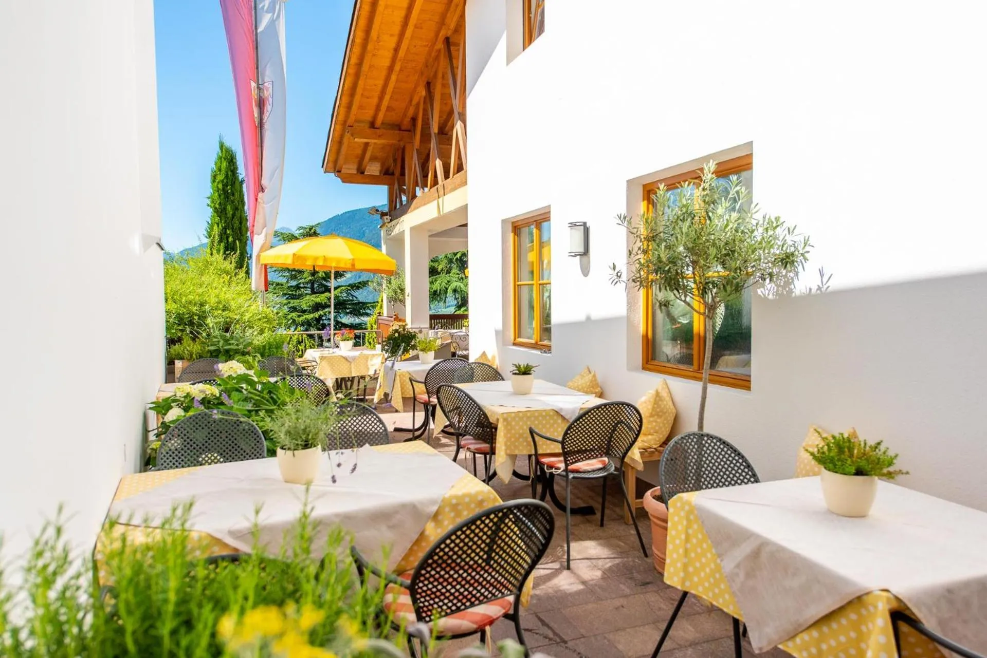 Balcony/Terrace in Small Hotel Sonne
