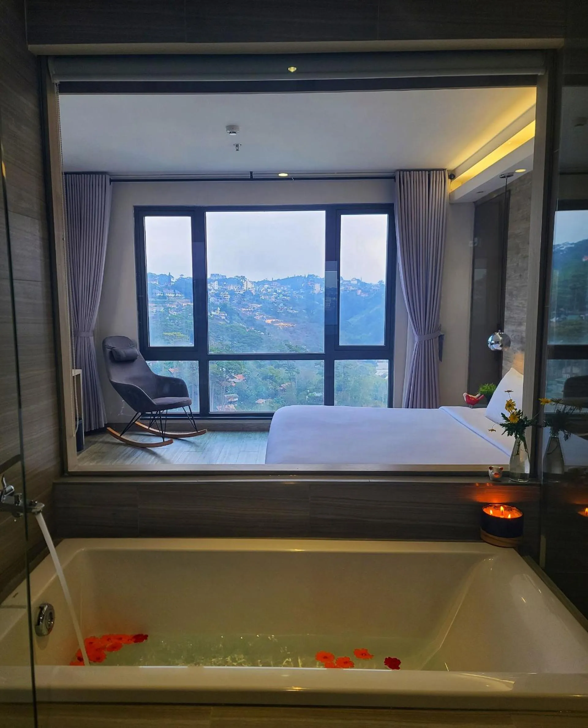 Bedroom, Bed in The Luxe Da Lat