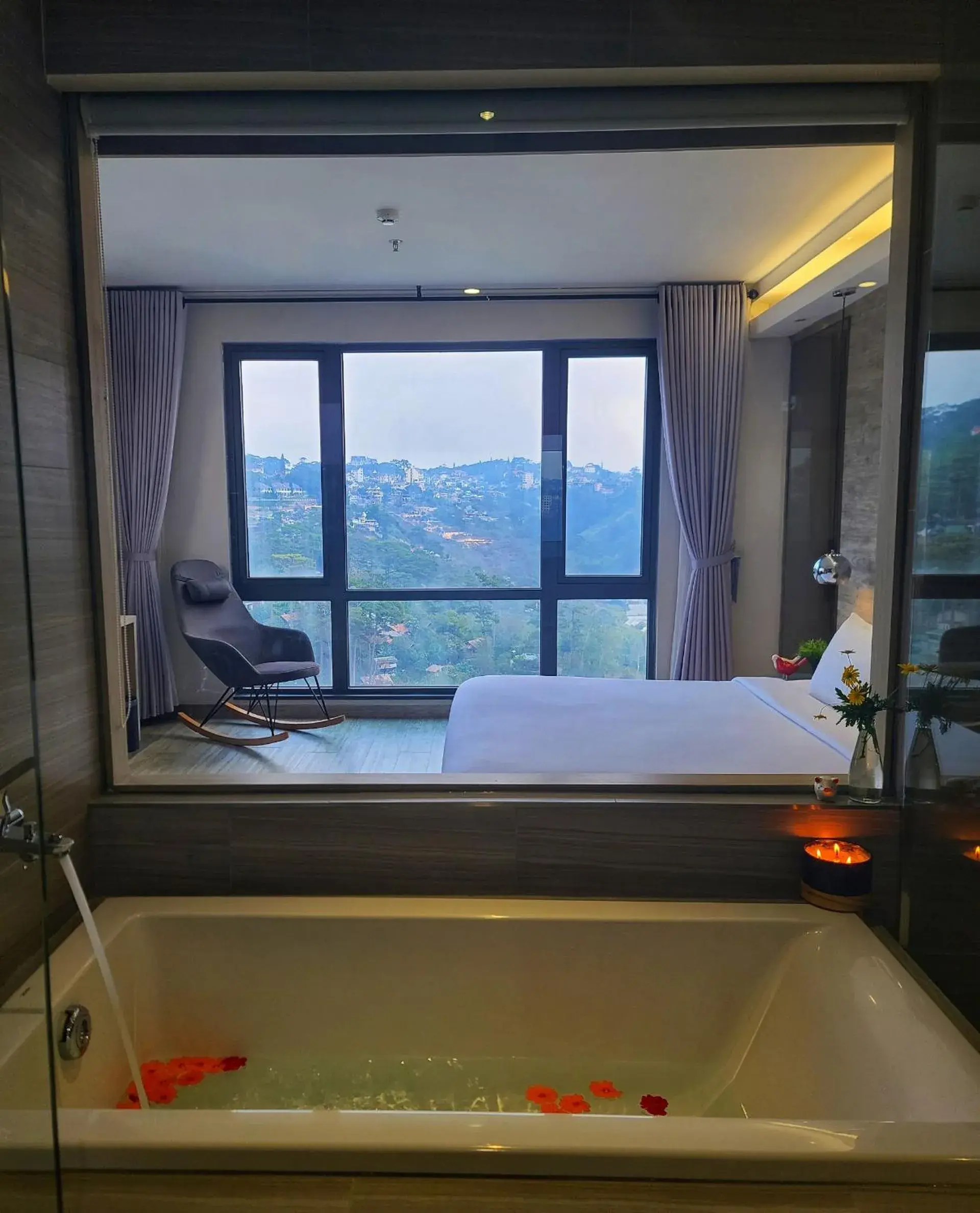 Bedroom, Bed in The Luxe Da Lat Bedroom, Bed in The Luxe Da Lat