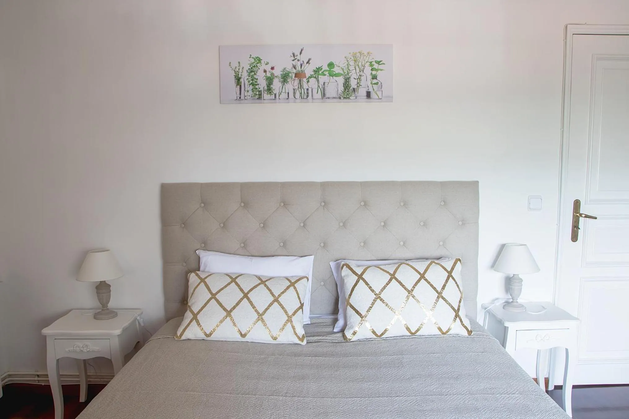 Bed in The Rooftop Suites