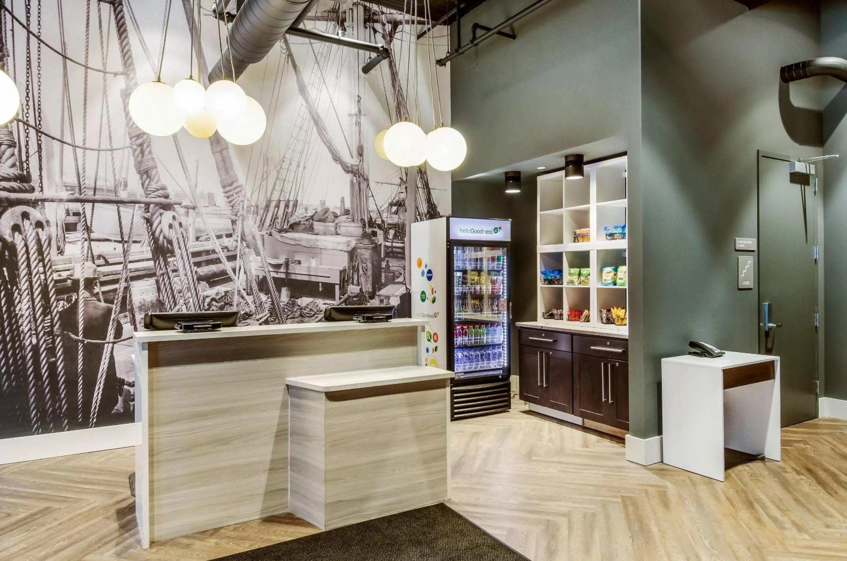 Lobby or reception in New Bedford Harbor Hotel, an Ascend Collection Hotel