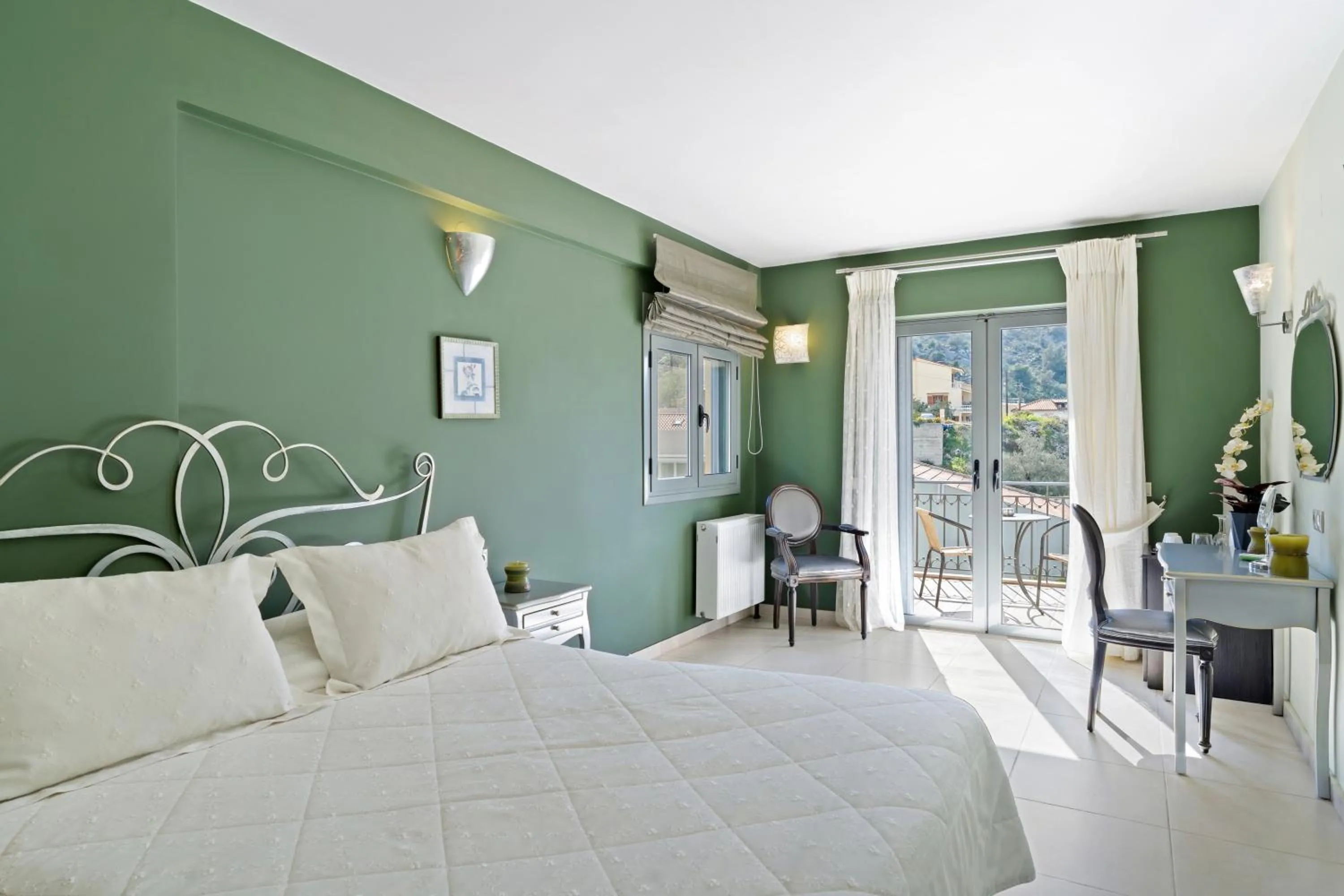 Bed in Aerinon Guesthouse