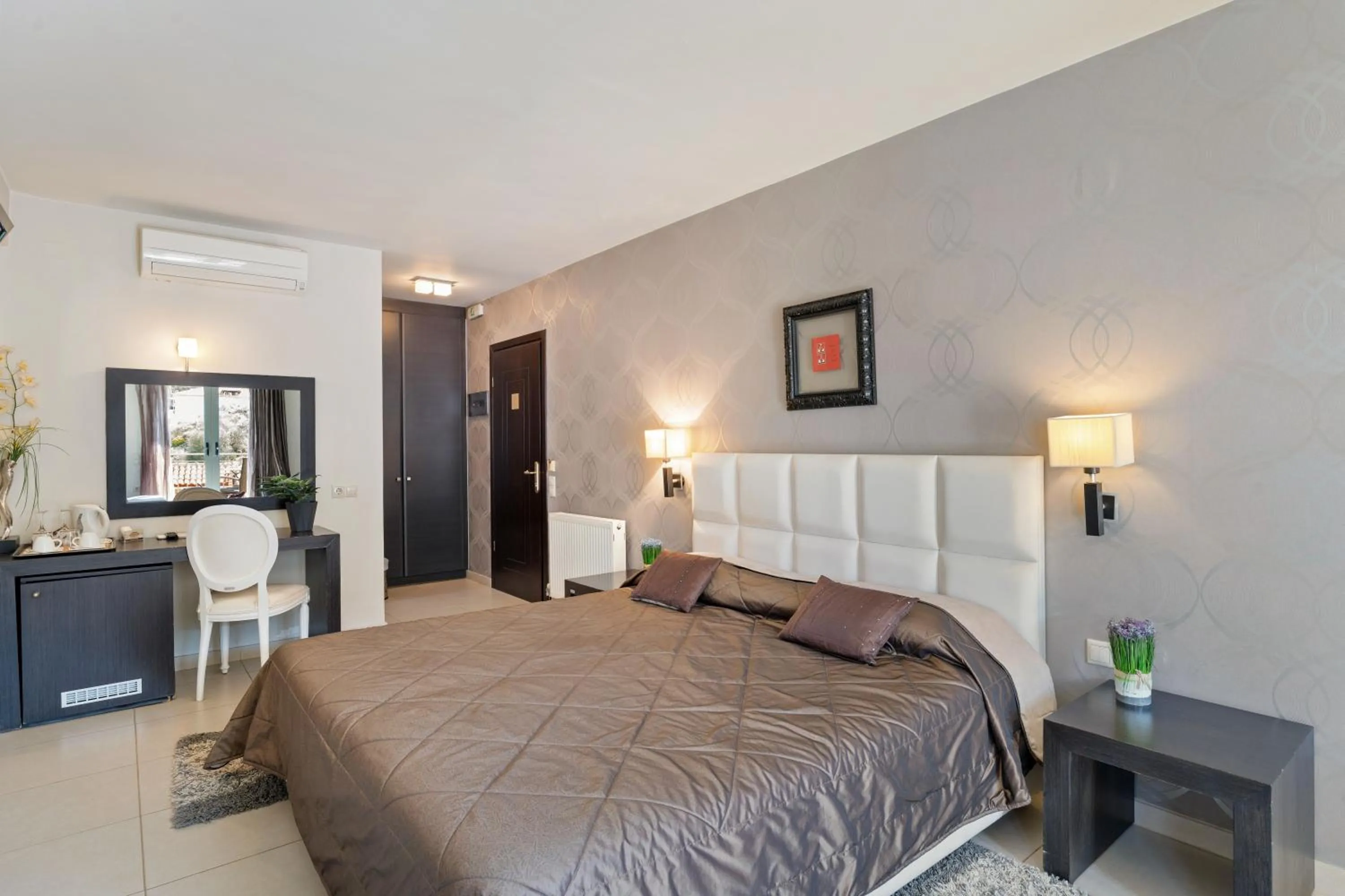 Bed in Aerinon Guesthouse