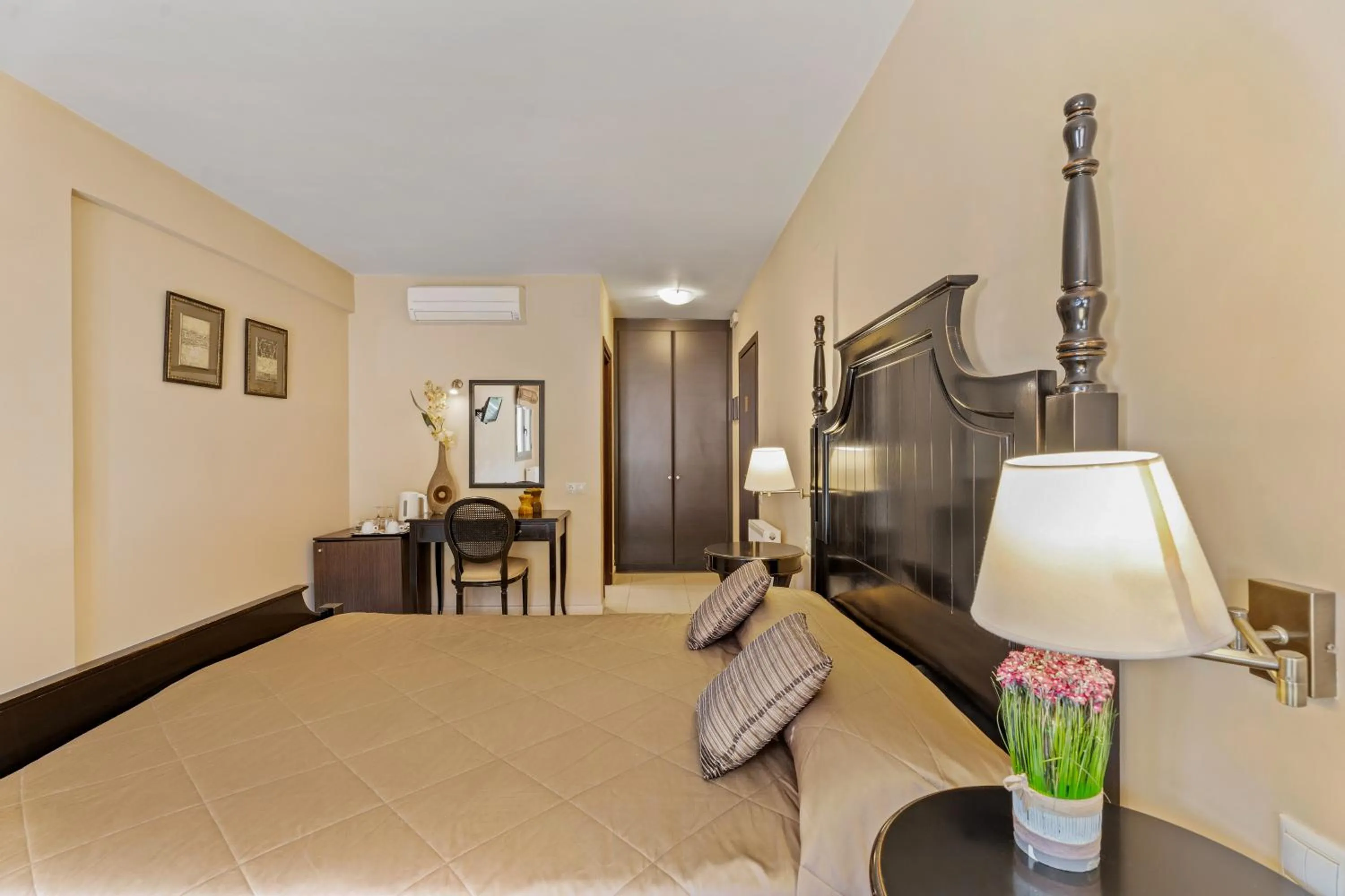 Bed in Aerinon Guesthouse