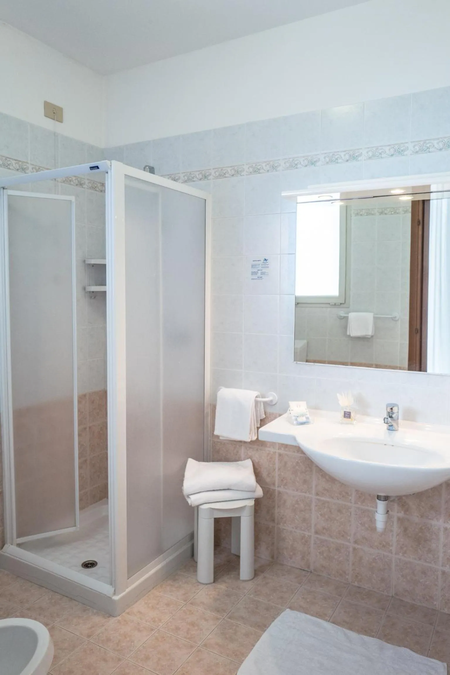 Toilet in Hotel Nettuno