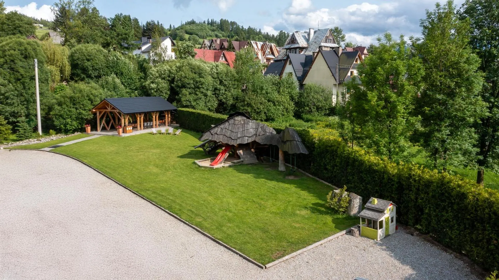 Garden in Willa Bystry Potok