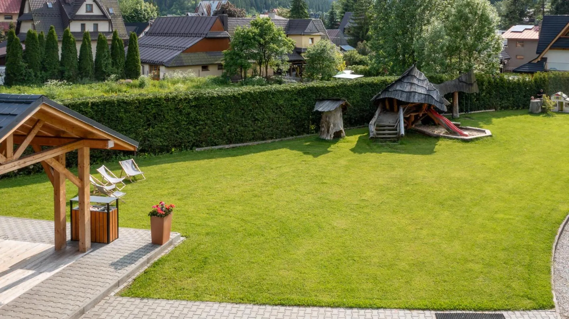 Garden in Willa Bystry Potok