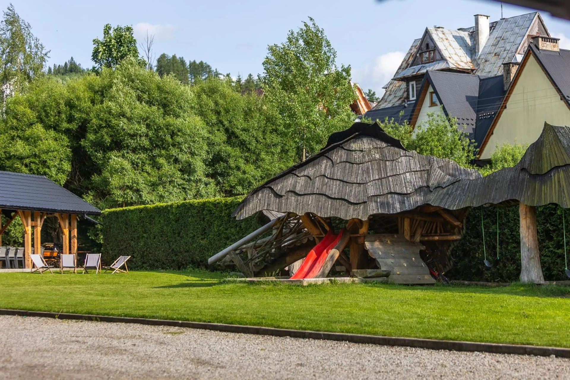 Garden view in Willa Bystry Potok