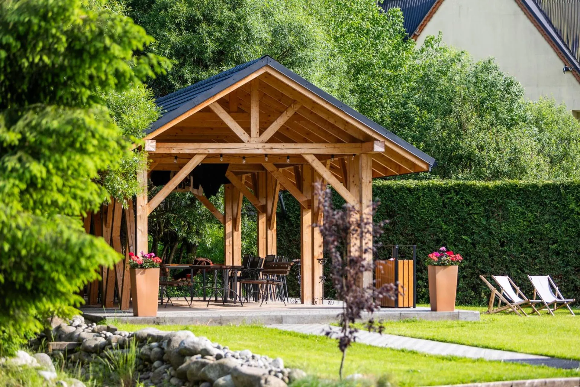 Garden in Willa Bystry Potok