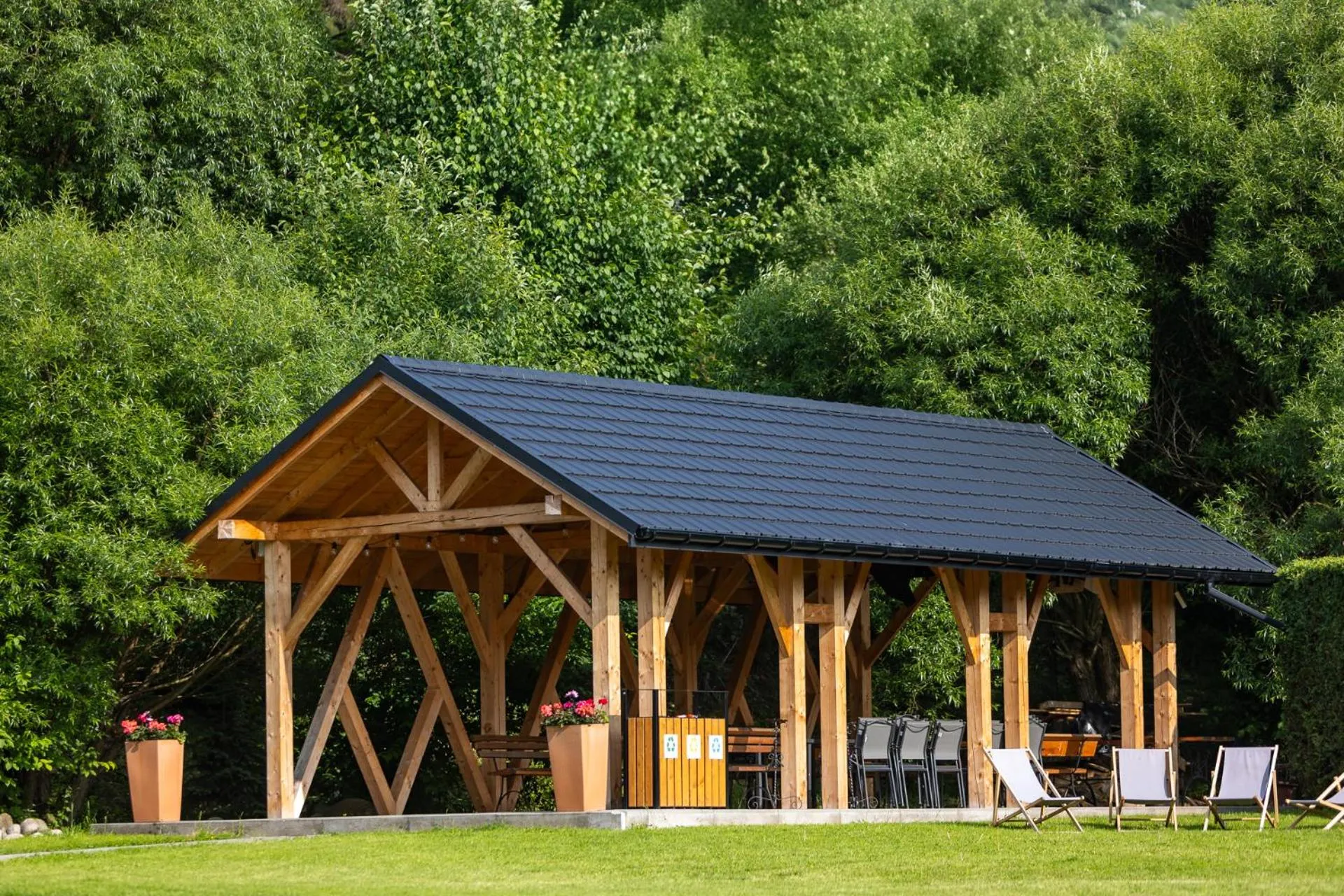 Garden in Willa Bystry Potok