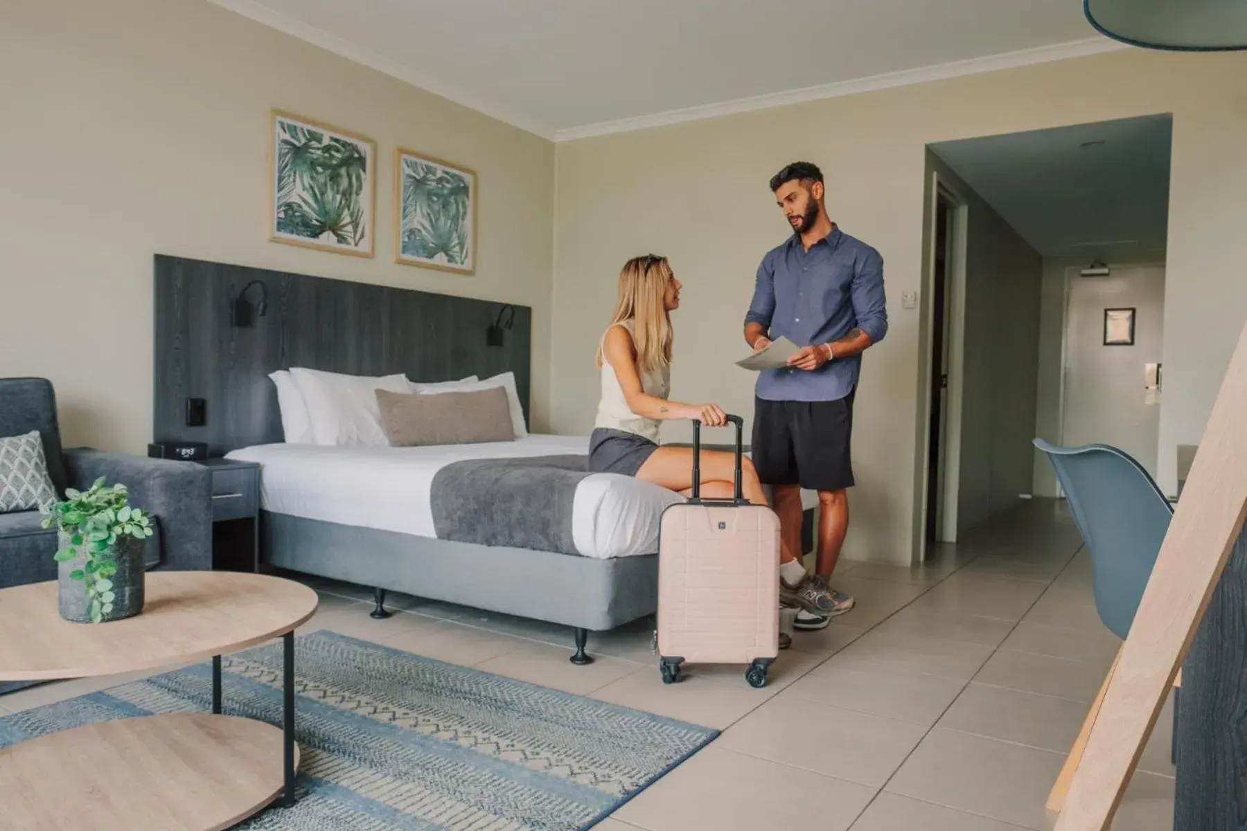 Bed in Alivio Hotel Cairns Bed in Alivio Hotel Cairns
