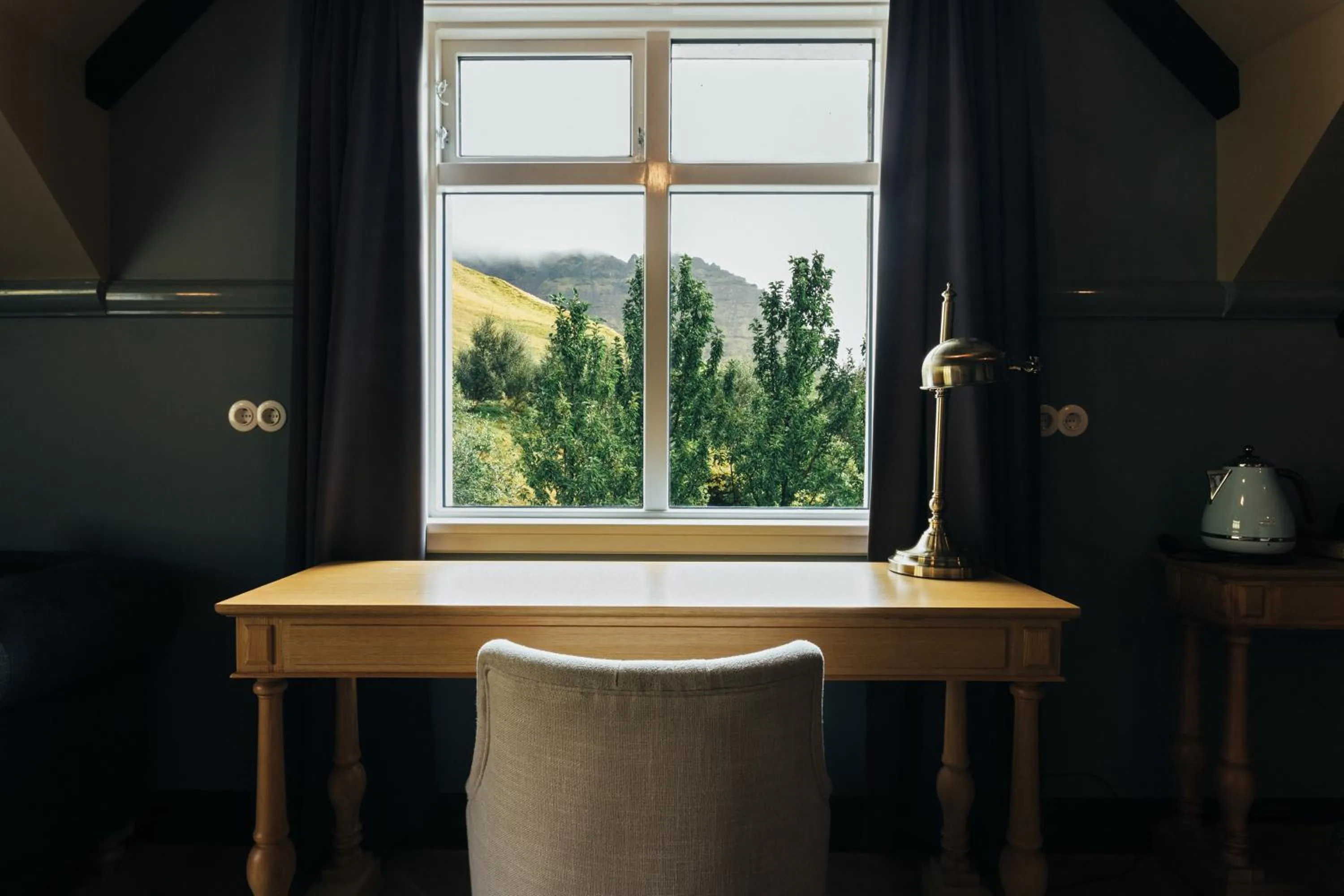 Decorative detail in Skálakot Manor Hotel