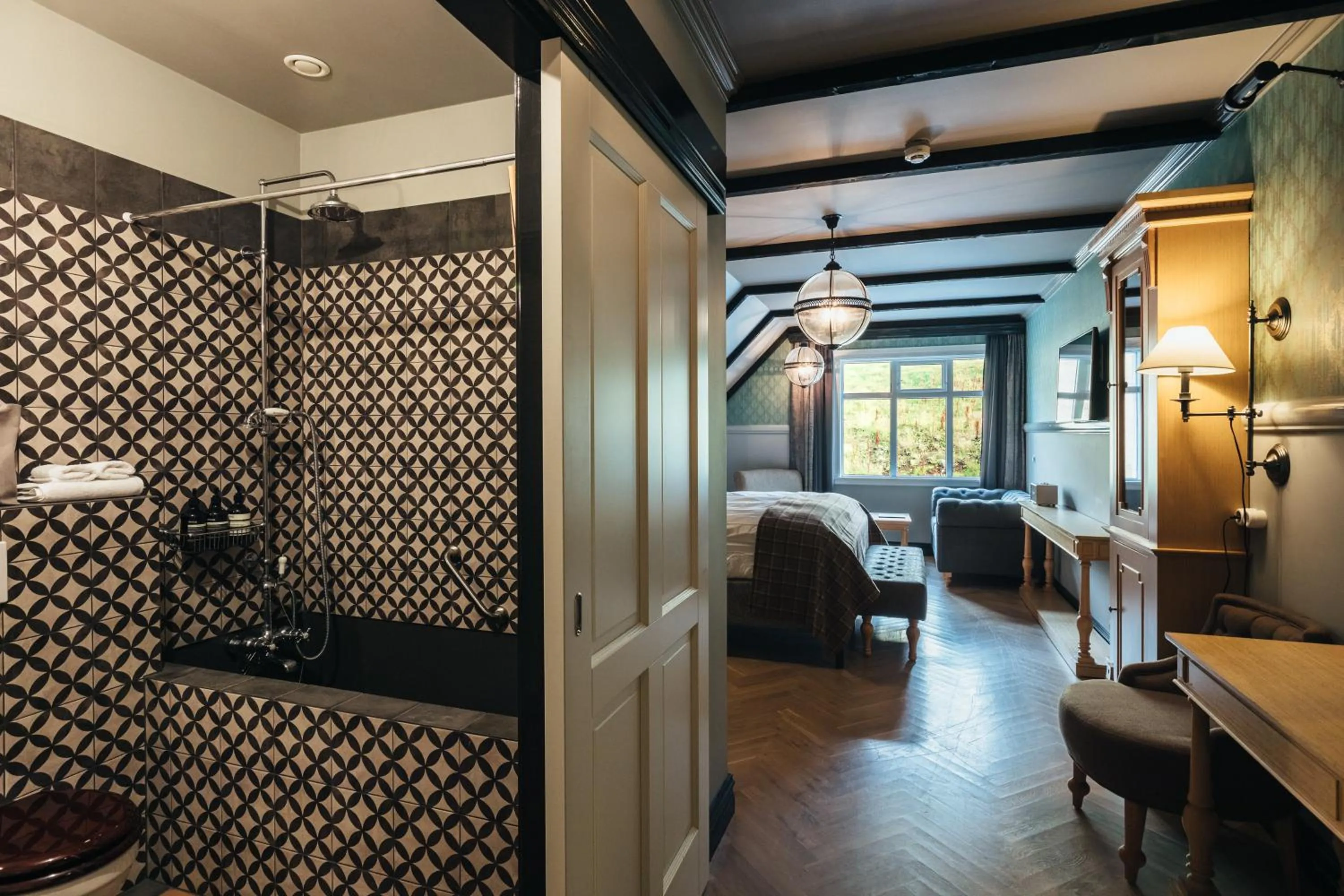 Bedroom in Skálakot Manor Hotel