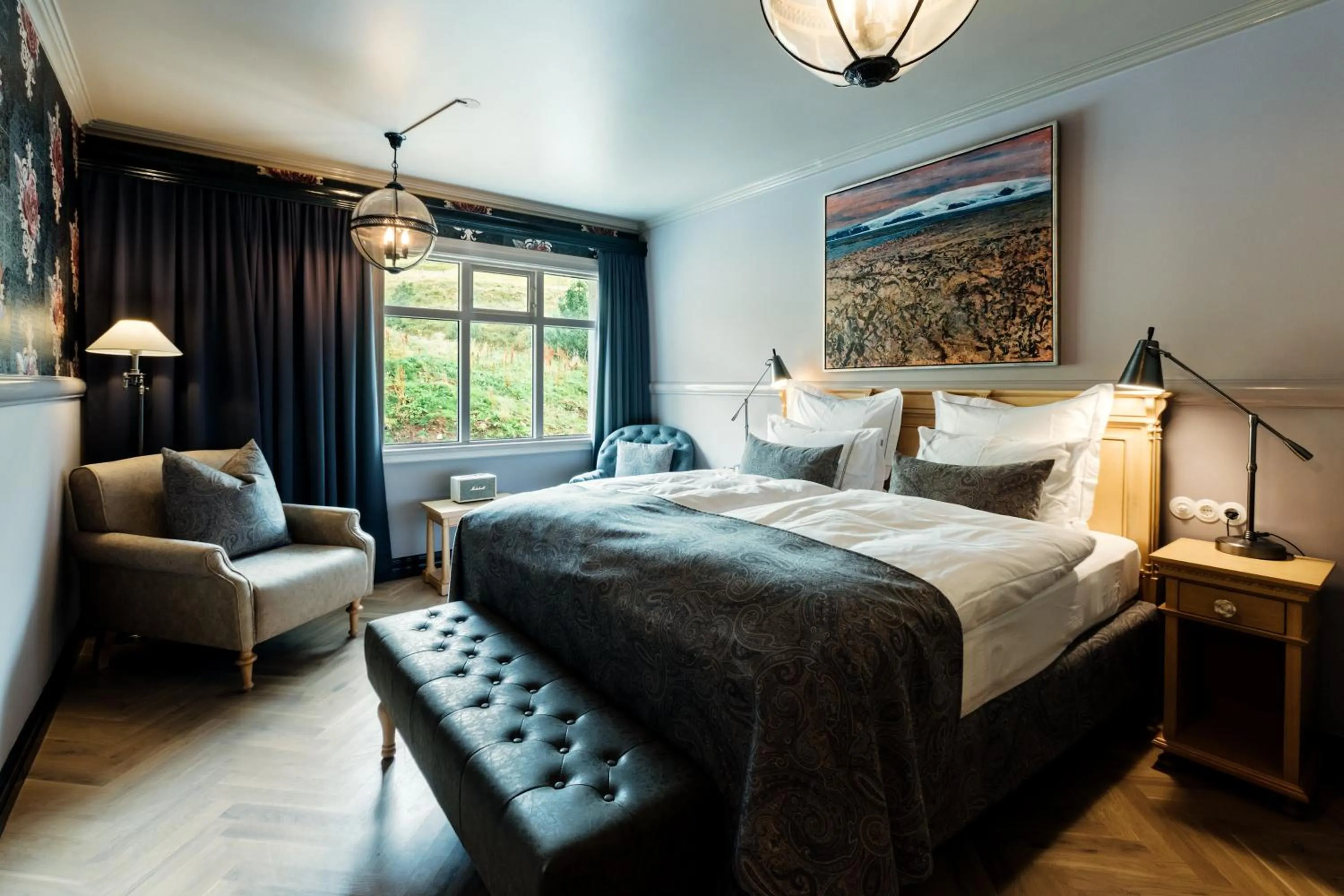 Bedroom, Bed in Skálakot Manor Hotel