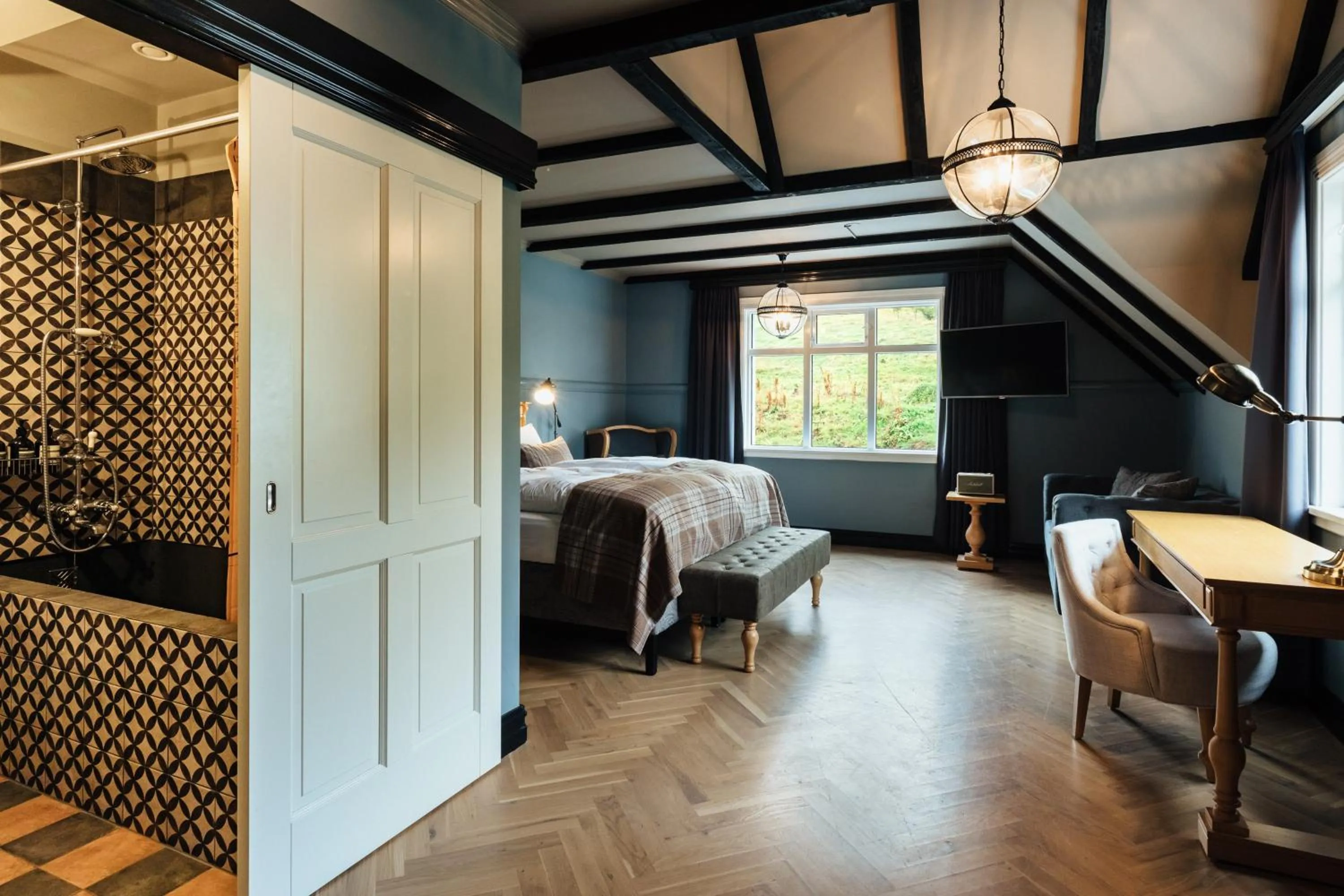 Bedroom, Bed in Skálakot Manor Hotel