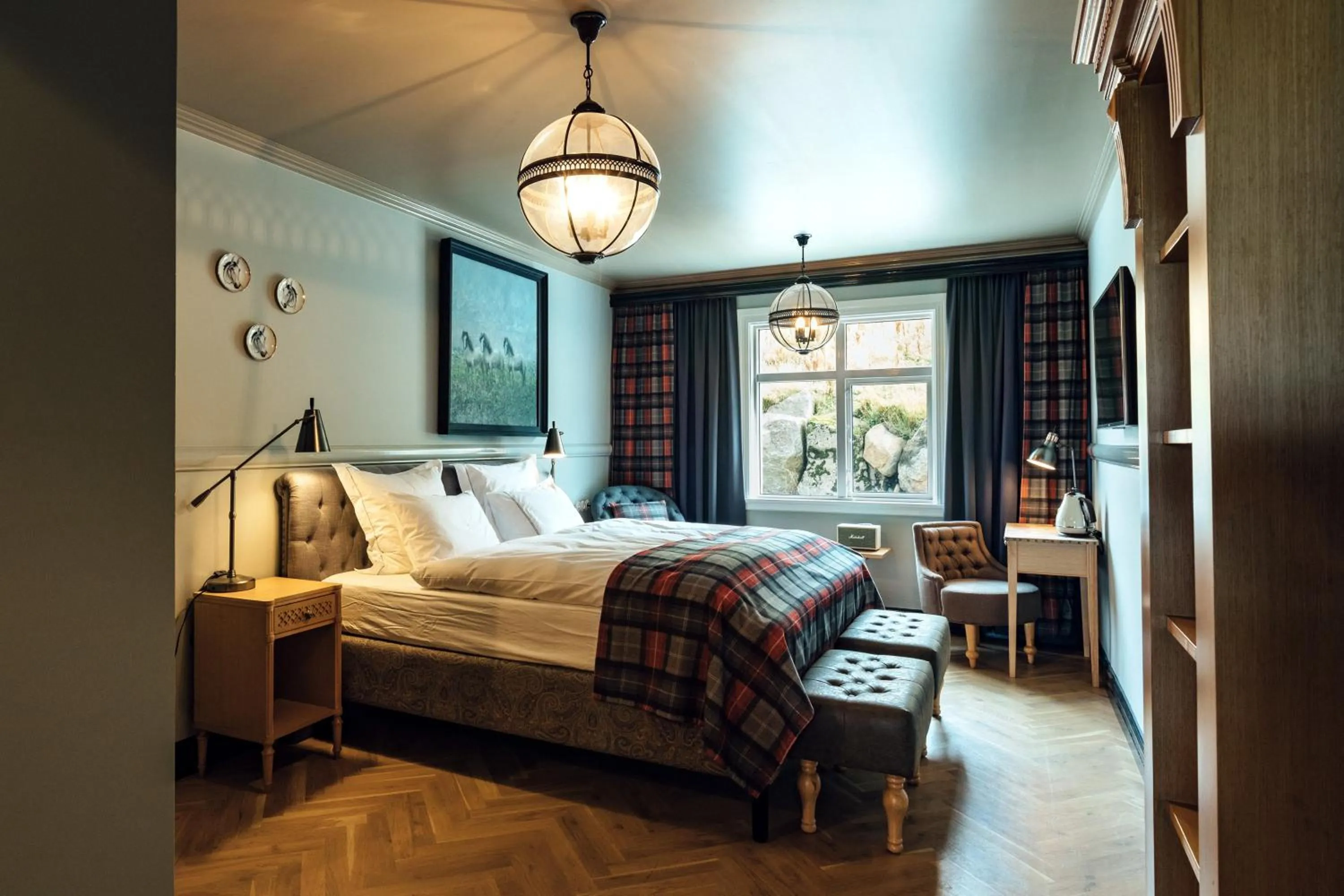 Bedroom, Bed in Skálakot Manor Hotel