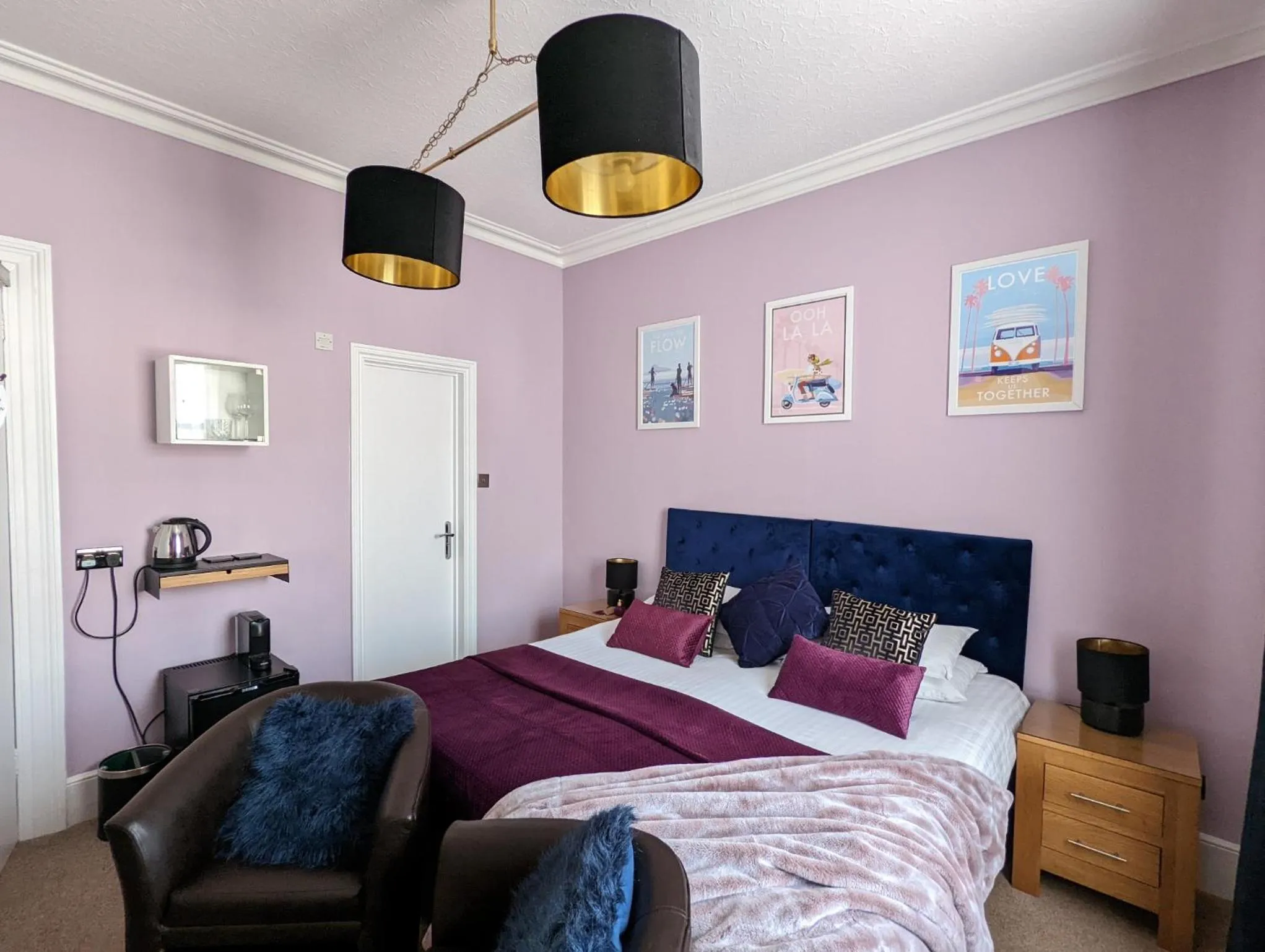 Bedroom, Bed in Villa Marina