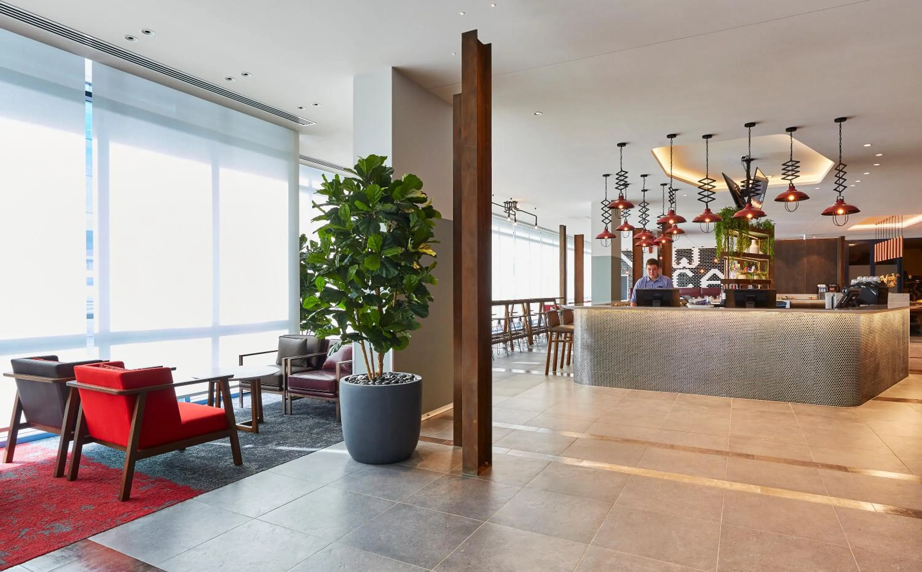 Lobby or reception in Holiday Inn Express Newcastle by IHG