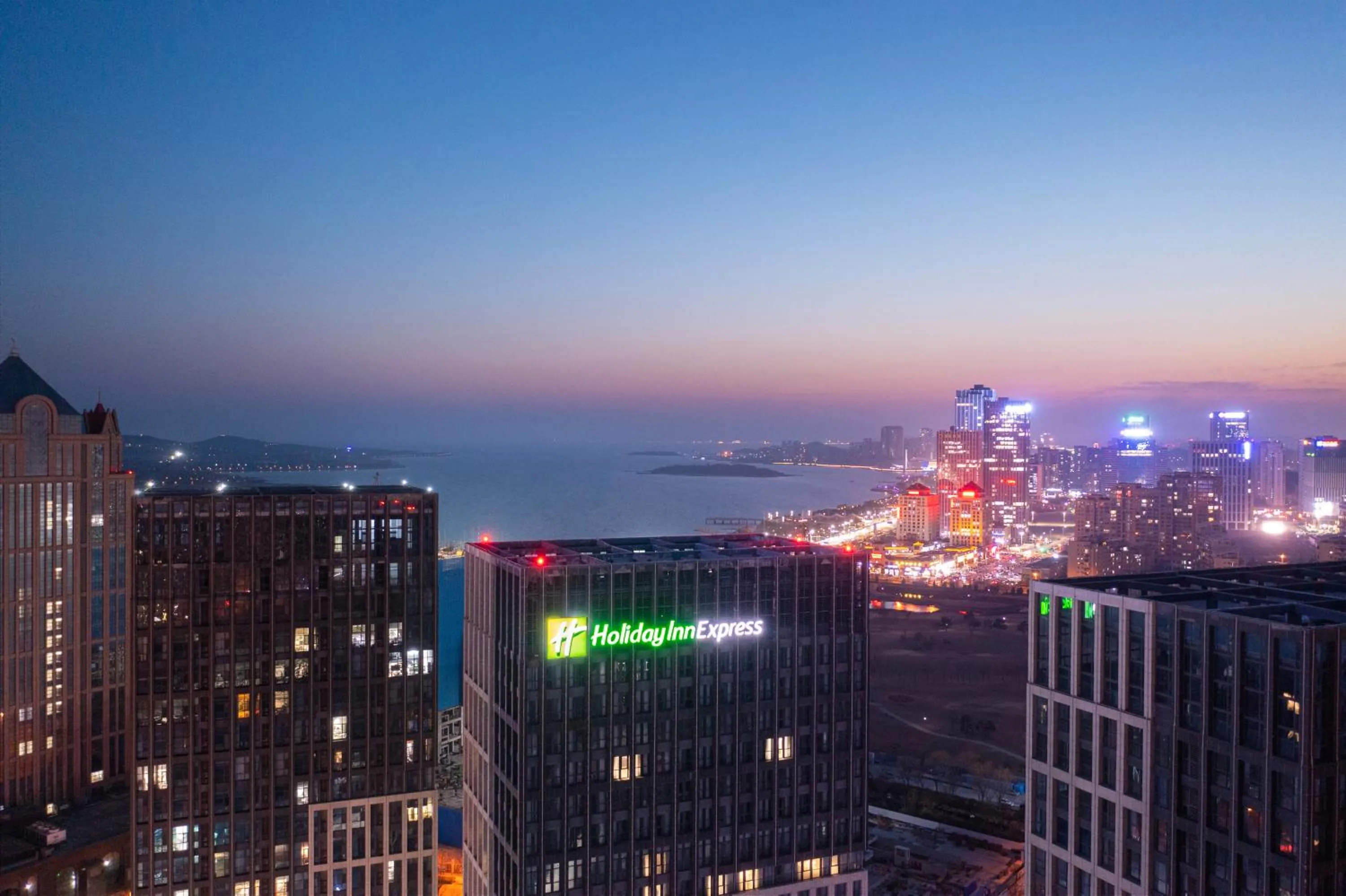Property building in Holiday Inn Express - Qingdao West Coast by IHG