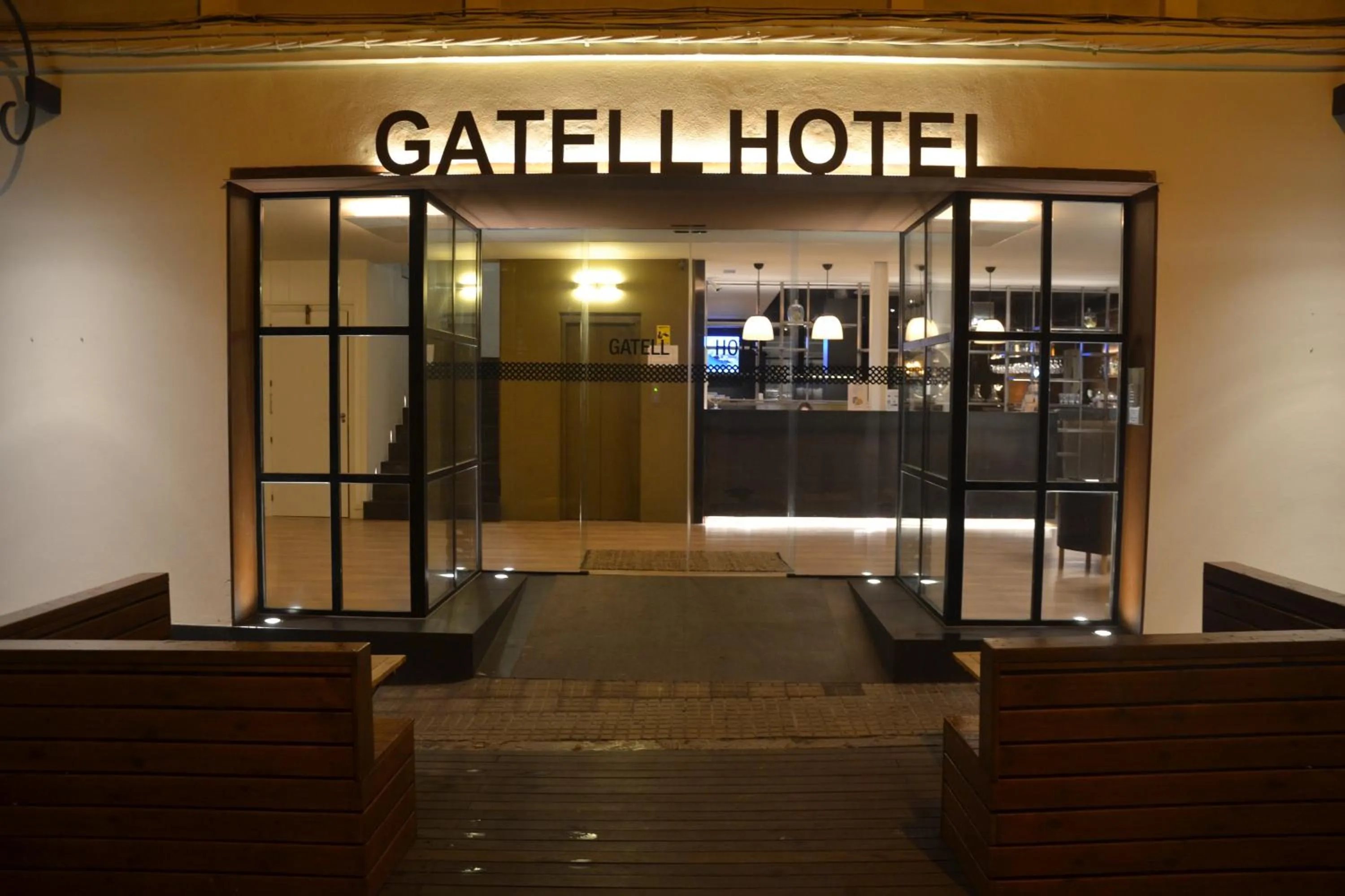 Facade/entrance in Gatell Hotel