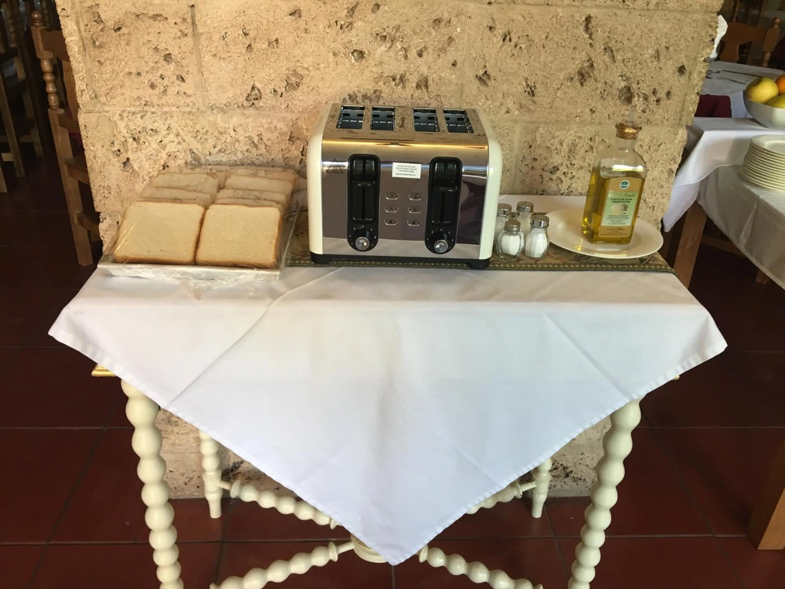 Continental breakfast in MONASTERIO de SANTA MARÍA DE VALVANERA