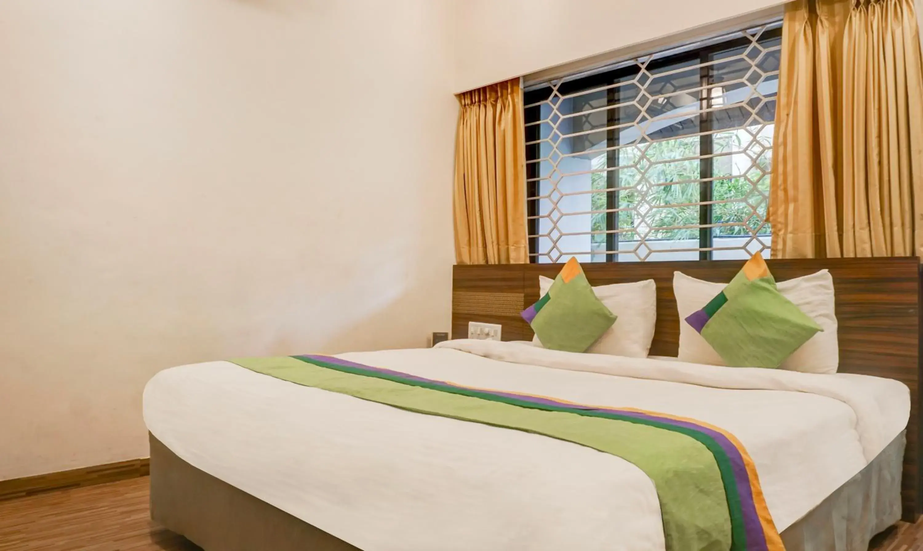 Bedroom, Bed in Treebo Five Elements, Lonavala Bedroom, Bed in Treebo Five Elements, Lonavala