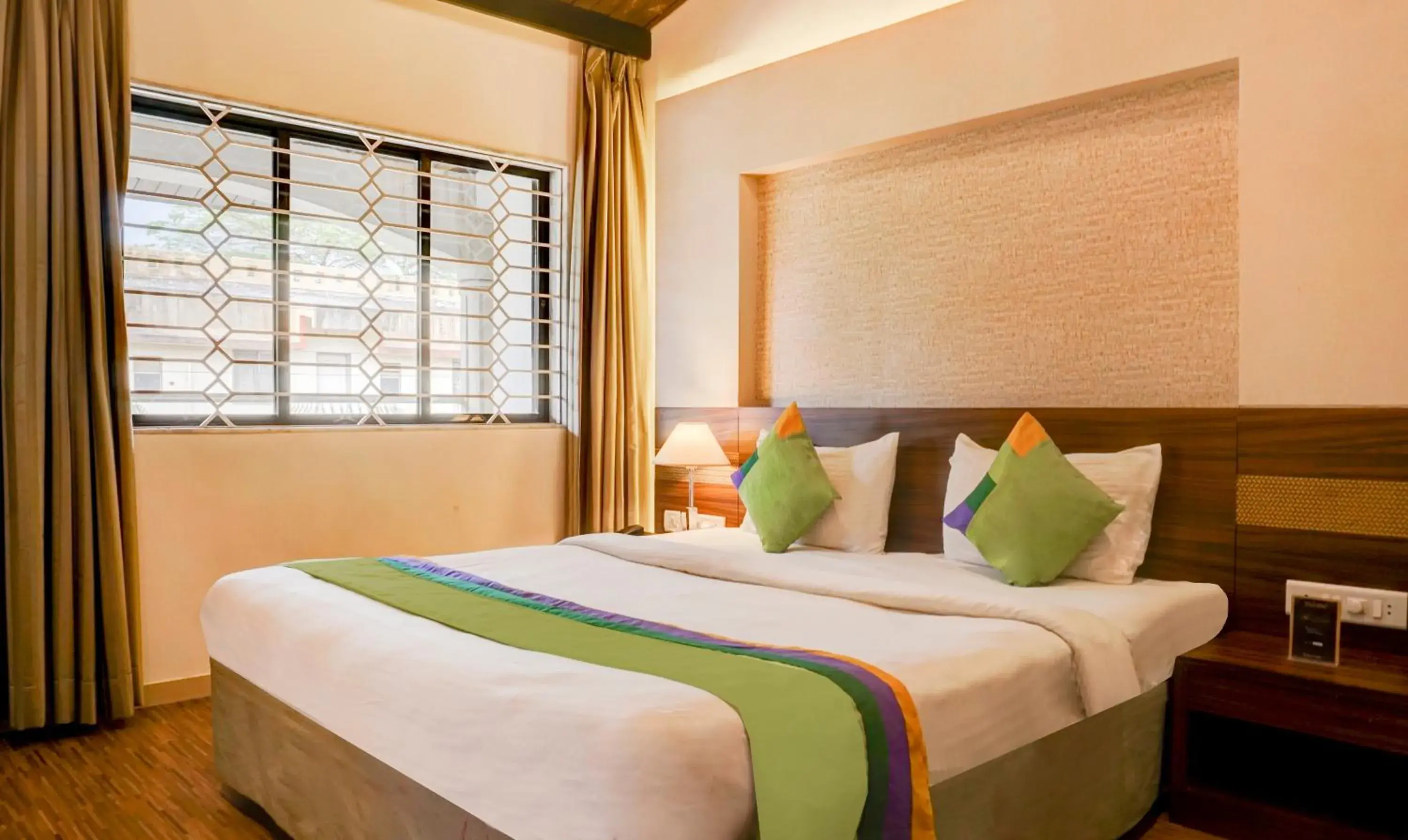 Bedroom, Bed in Treebo Five Elements, Lonavala Bedroom, Bed in Treebo Five Elements, Lonavala