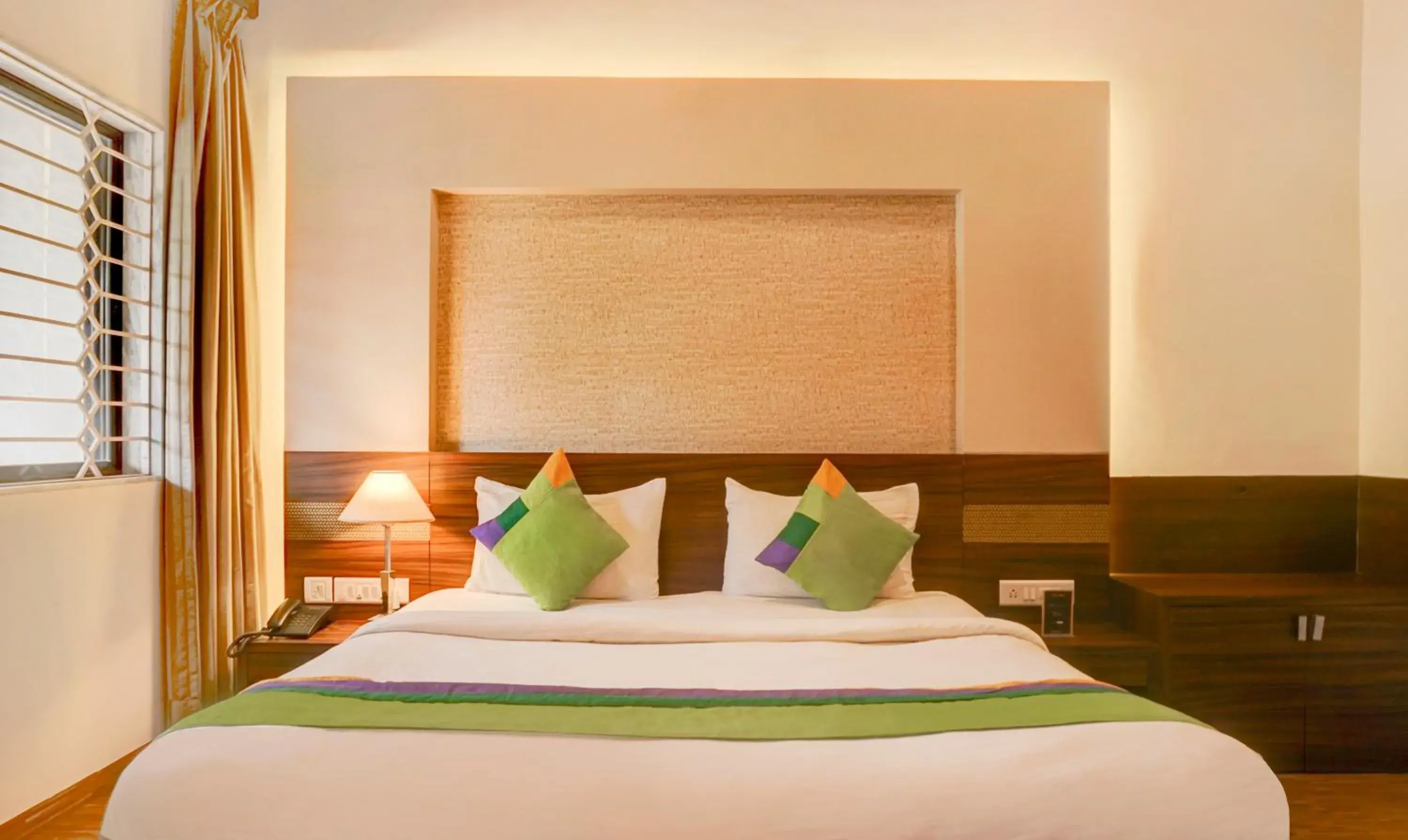 Bedroom, Bed in Treebo Five Elements, Lonavala Bedroom, Bed in Treebo Five Elements, Lonavala