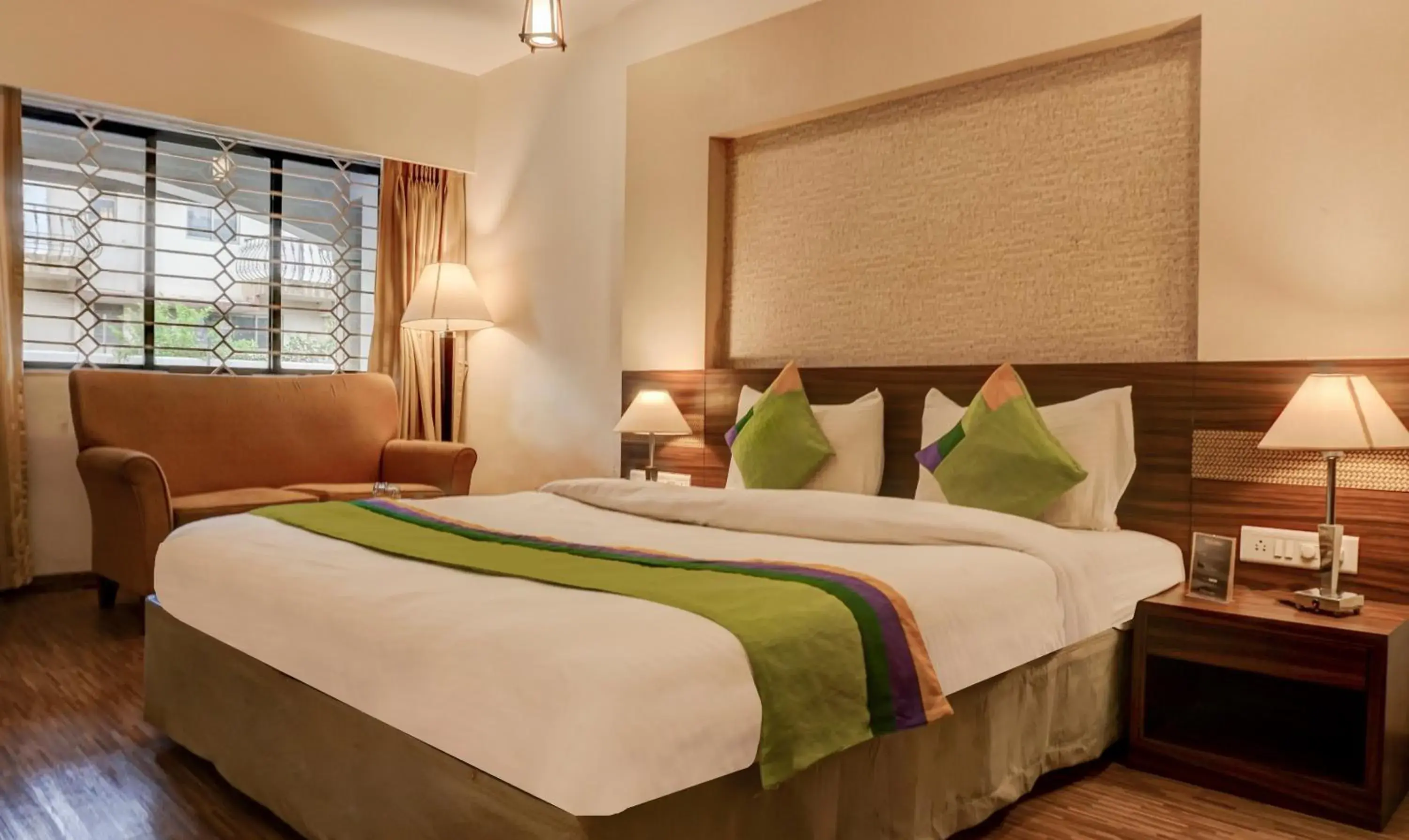 Bedroom, Bed in Treebo Five Elements, Lonavala Bedroom, Bed in Treebo Five Elements, Lonavala