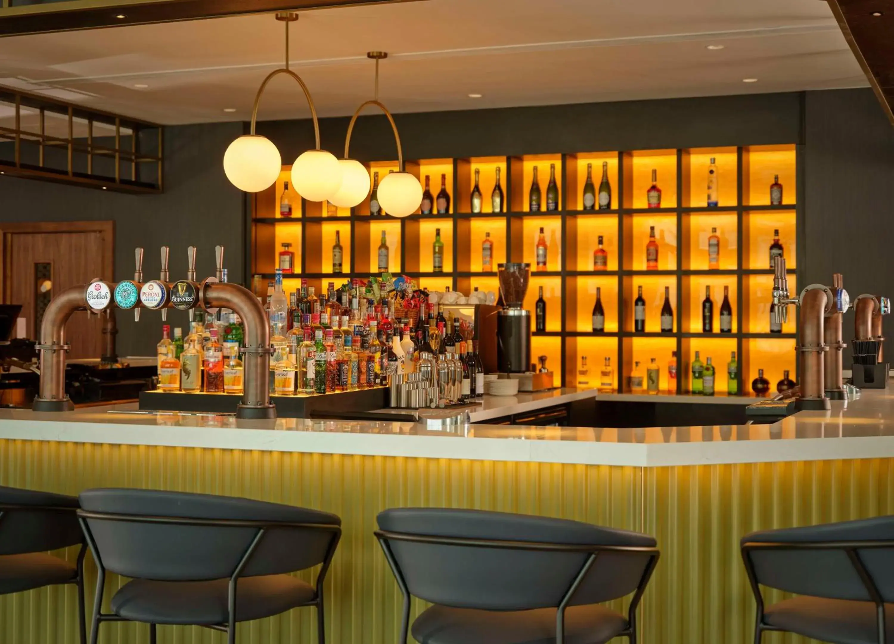 Lounge or bar in Doubletree By Hilton Sheffield City Lounge or bar in Doubletree By Hilton Sheffield City