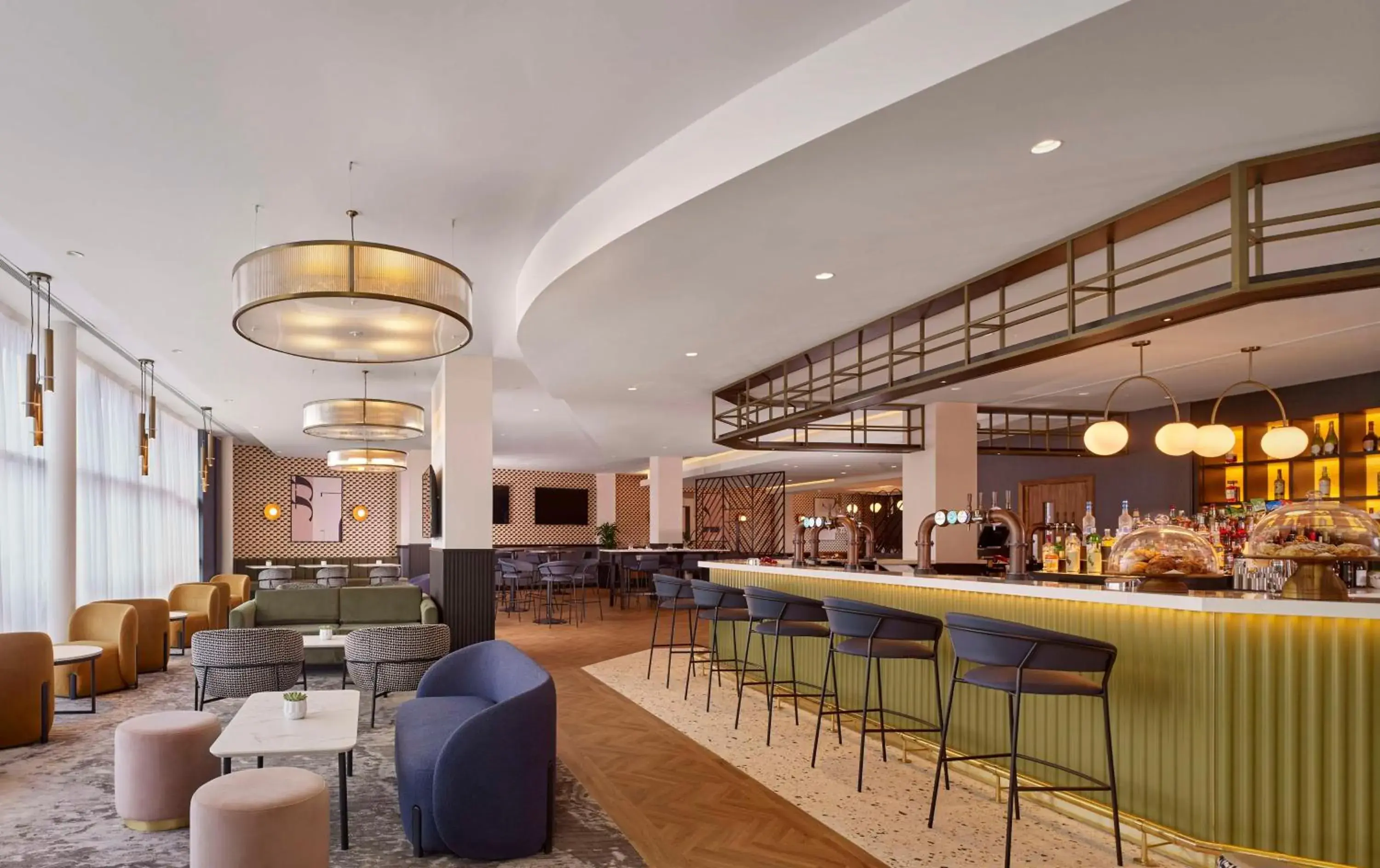 Lounge or bar in Doubletree By Hilton Sheffield City Lounge or bar in Doubletree By Hilton Sheffield City