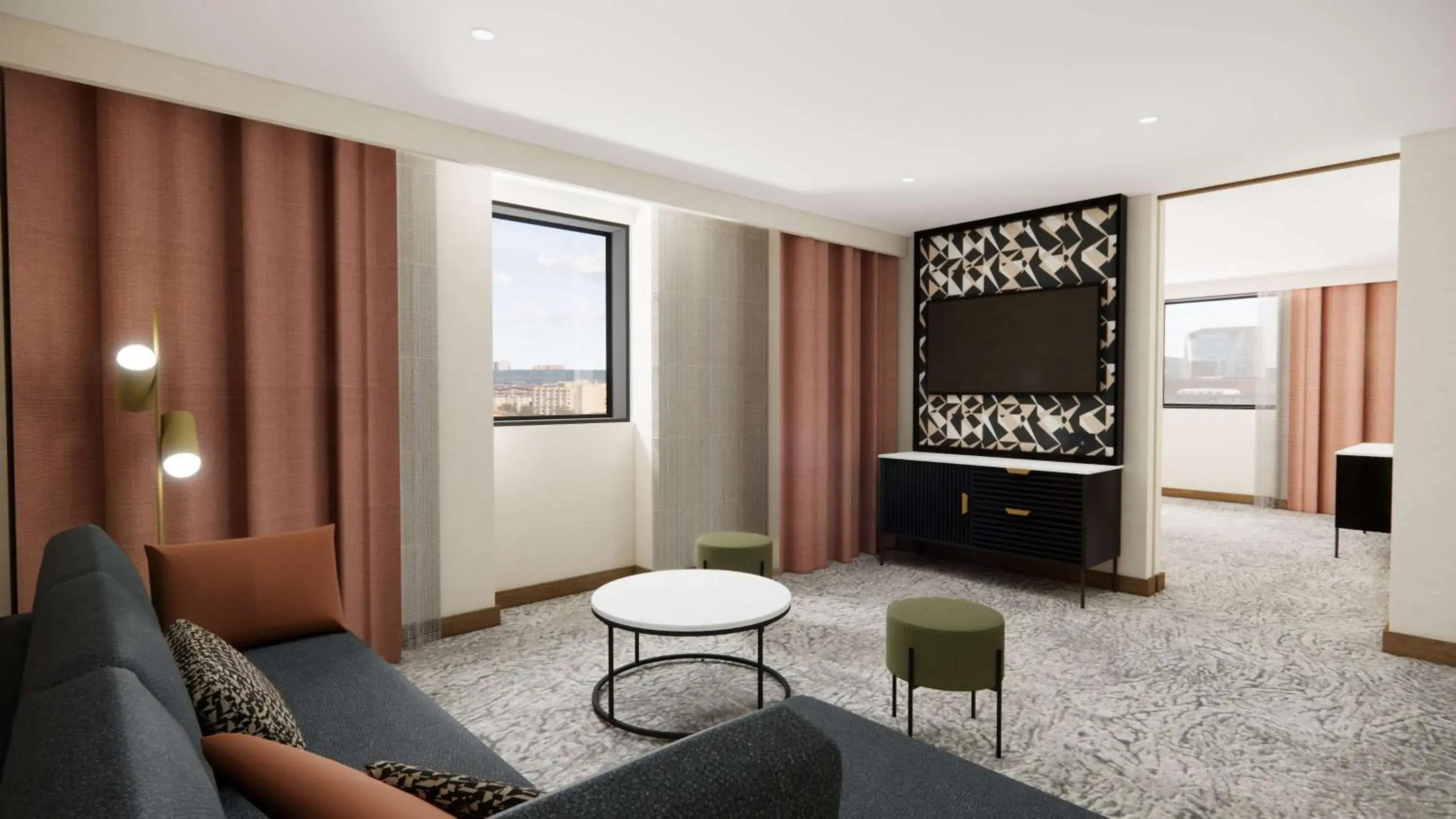 Living room in Doubletree By Hilton Sheffield City Living room in Doubletree By Hilton Sheffield City