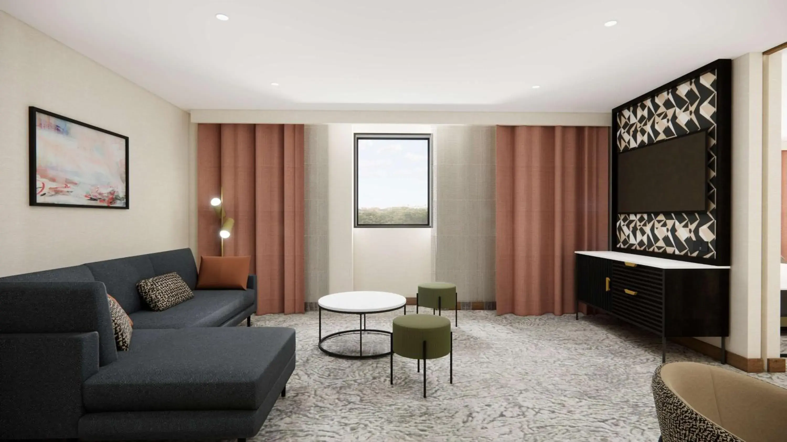 Living room in Doubletree By Hilton Sheffield City Living room in Doubletree By Hilton Sheffield City