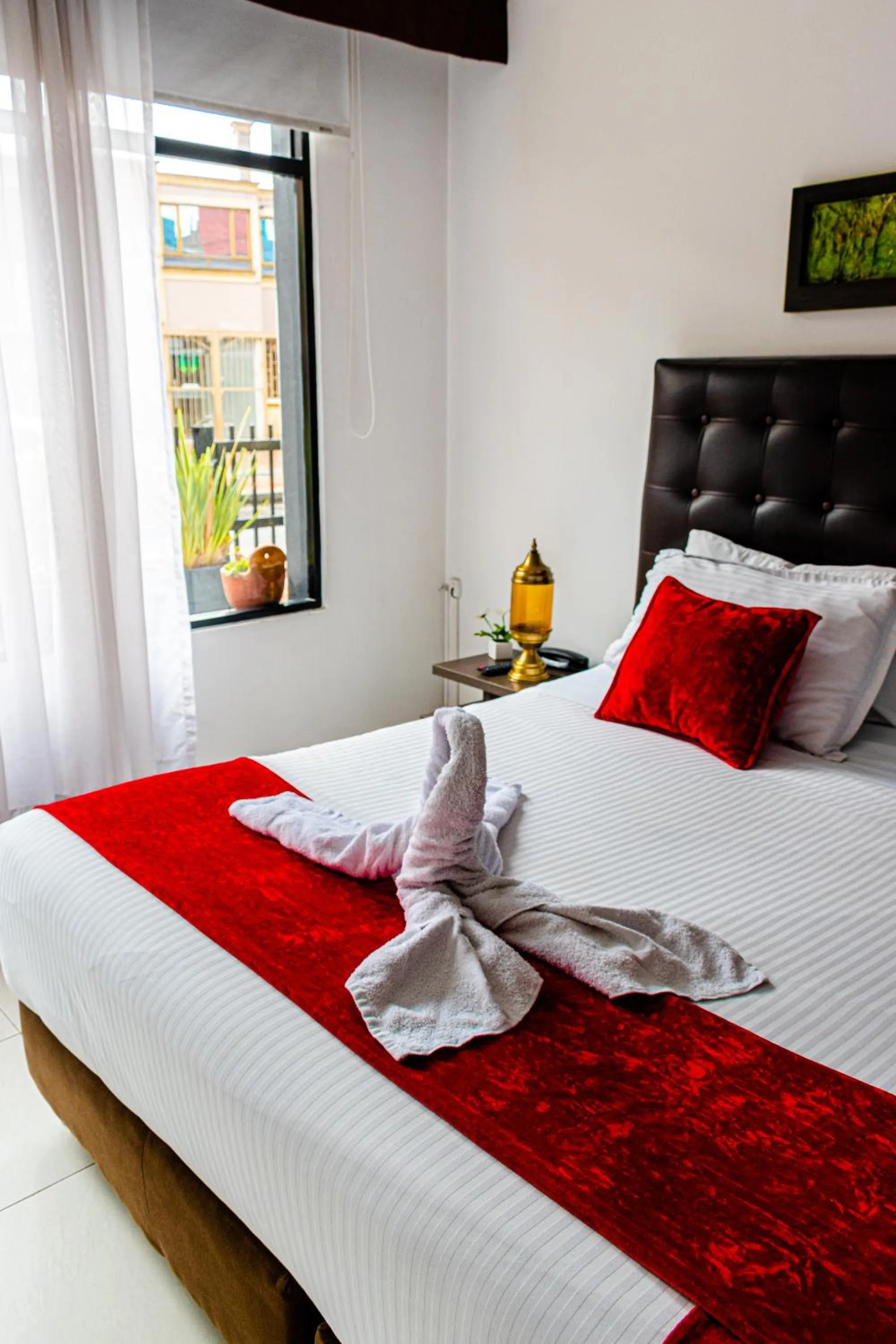 Bed in Hotel Central House a 5 min de la Embajada Americana