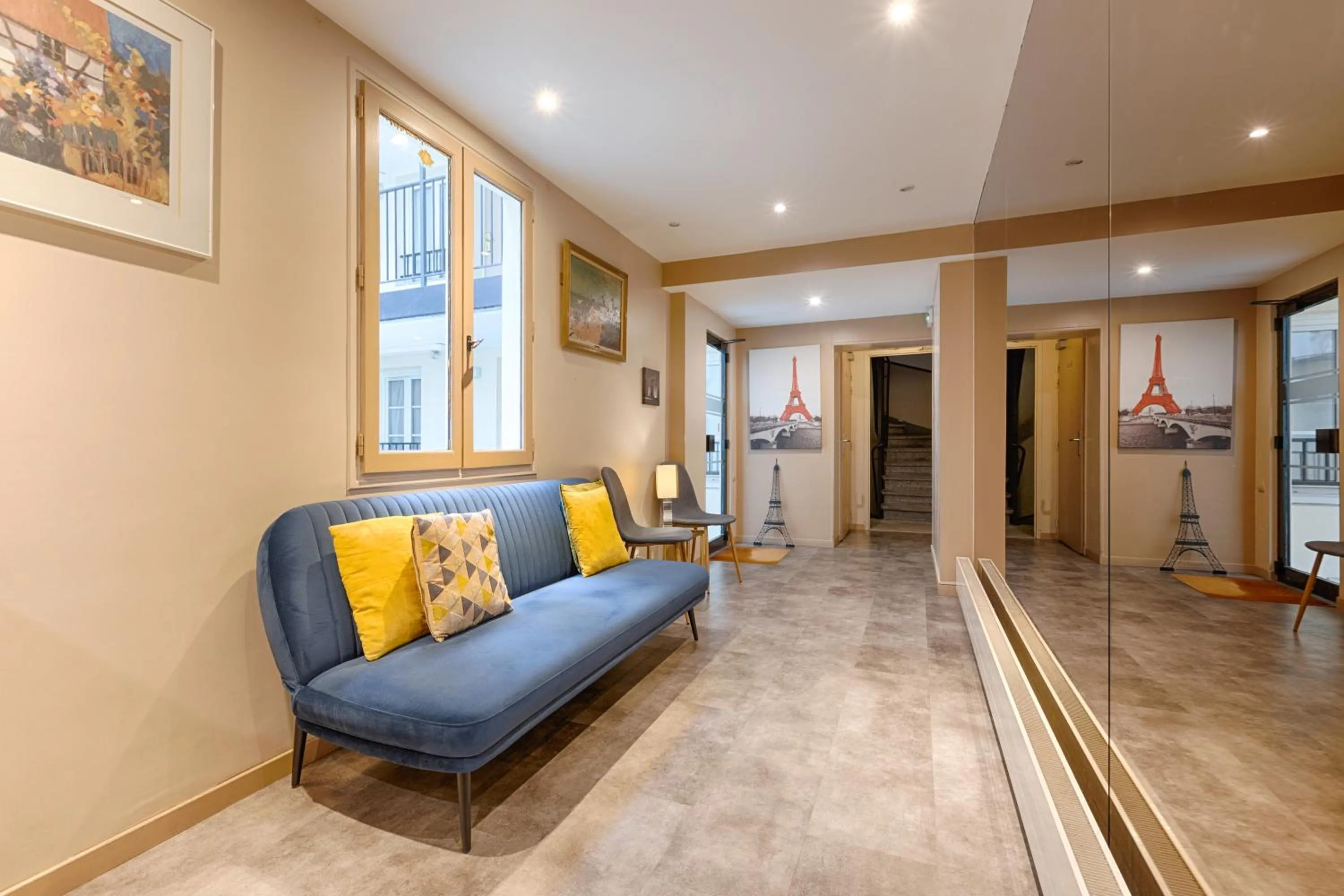 Seating area in Marmotel Etoile