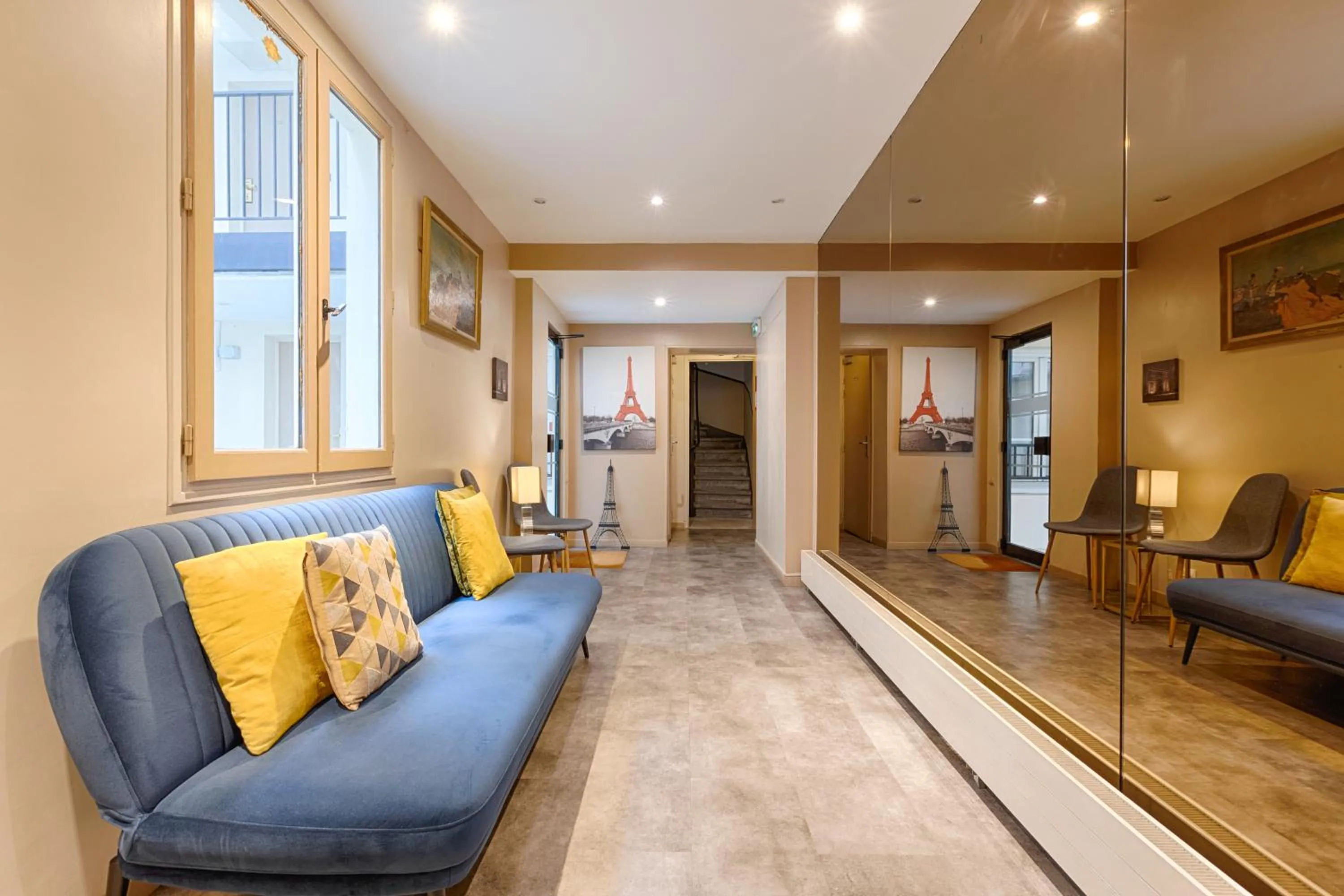 Seating area in Marmotel Etoile