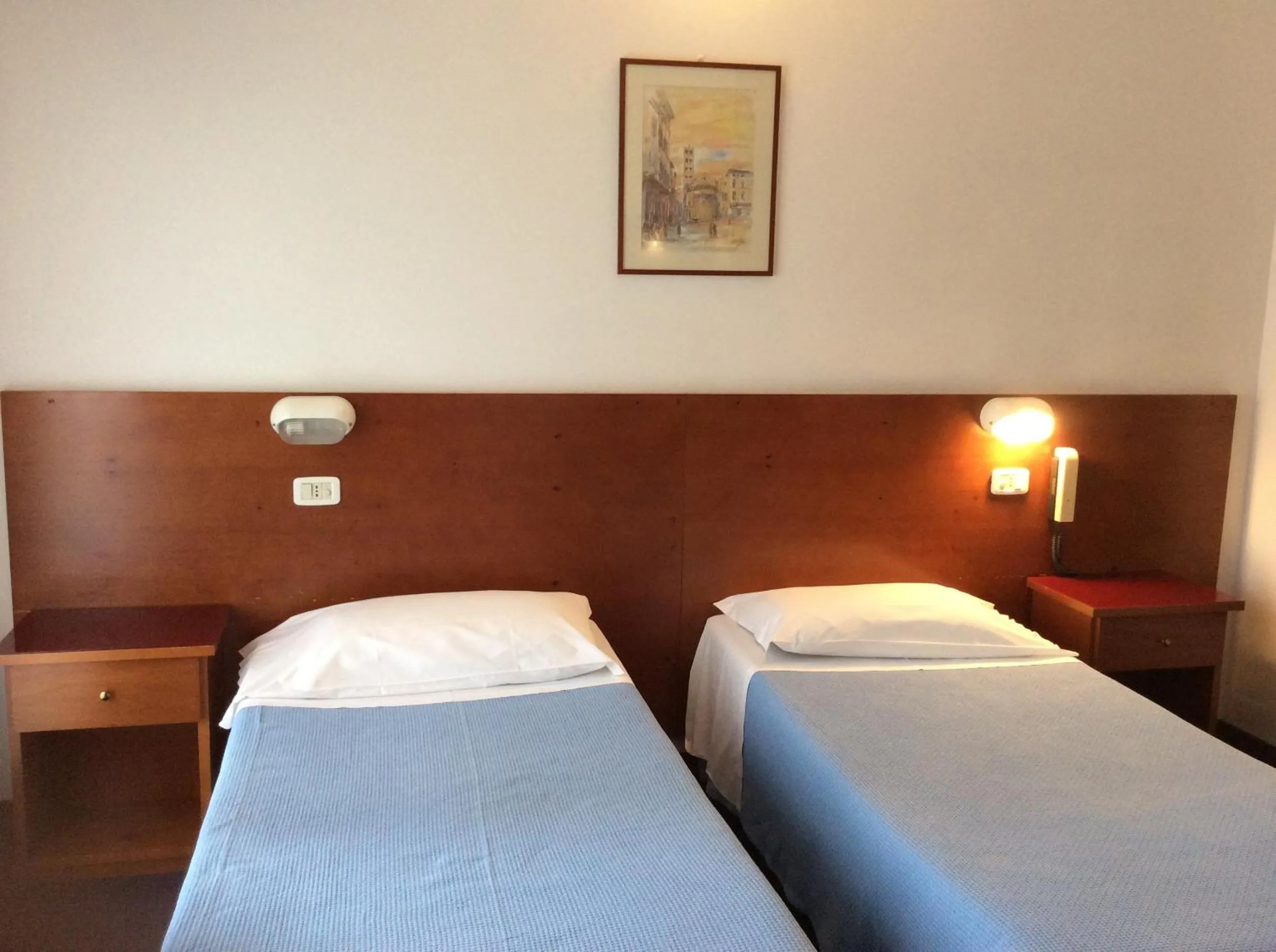 Bed in Hotel San Marco