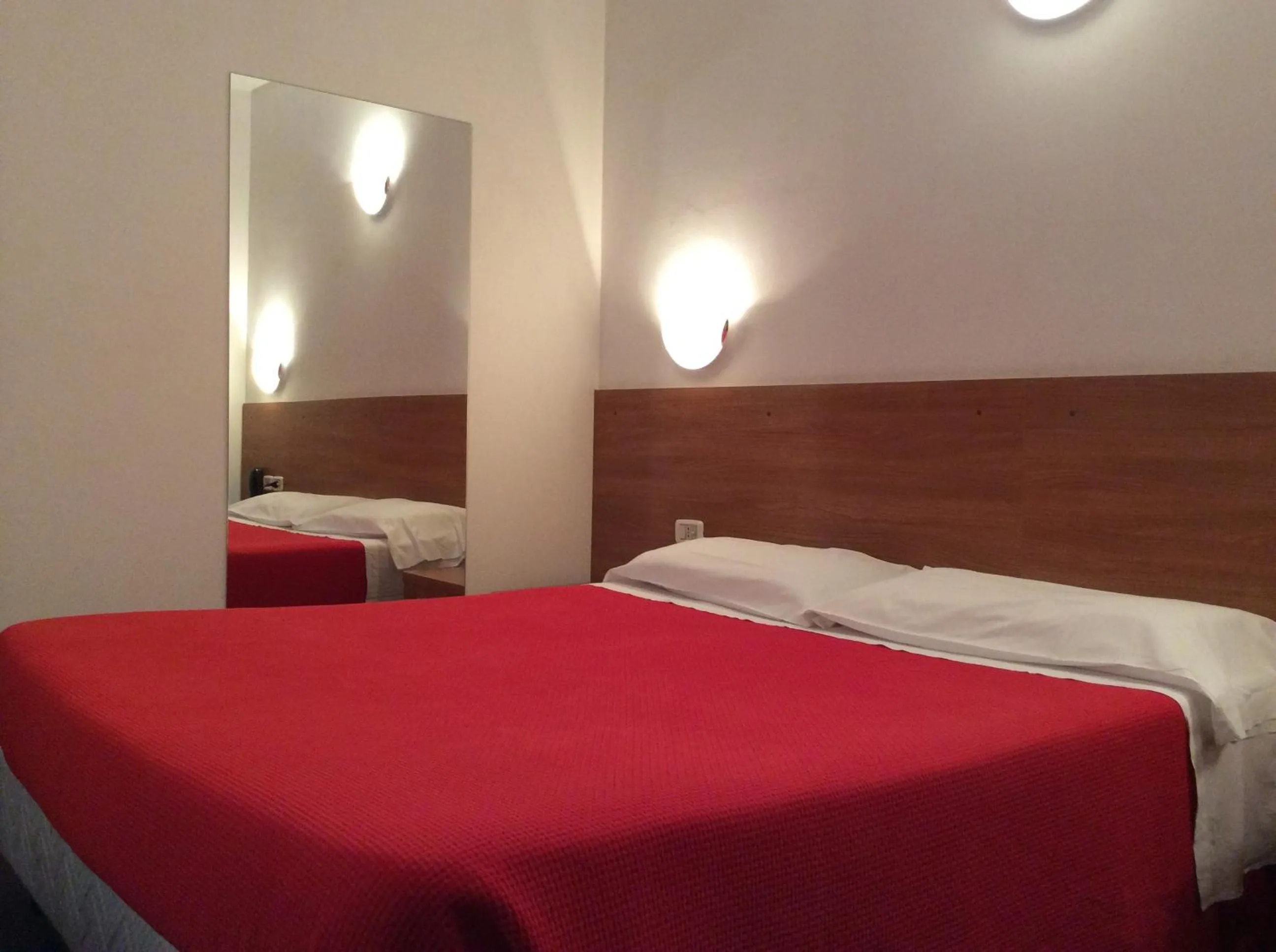 Bed in Hotel San Marco