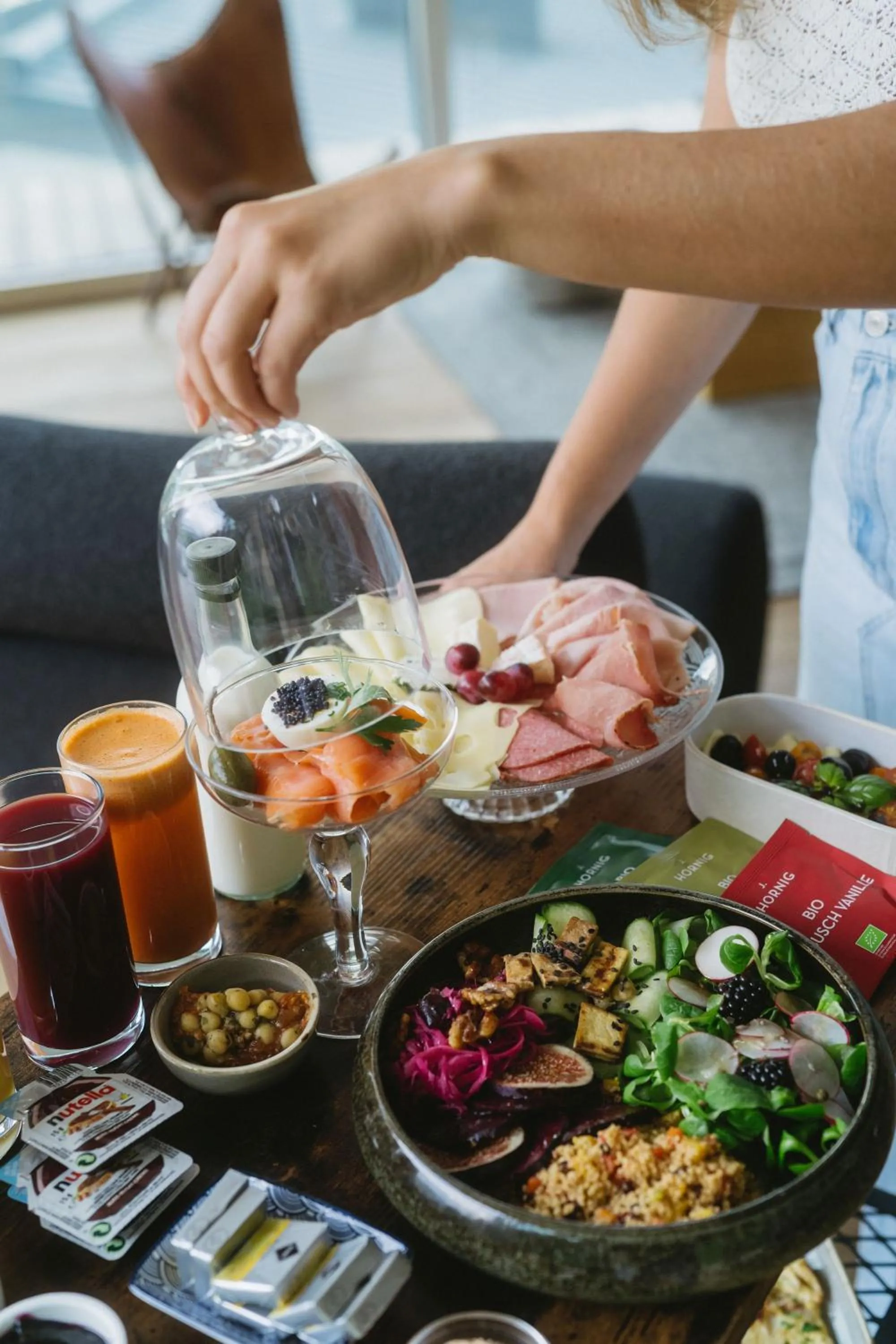 Food and drinks in Boutique Aparthotel Chalets Coburg