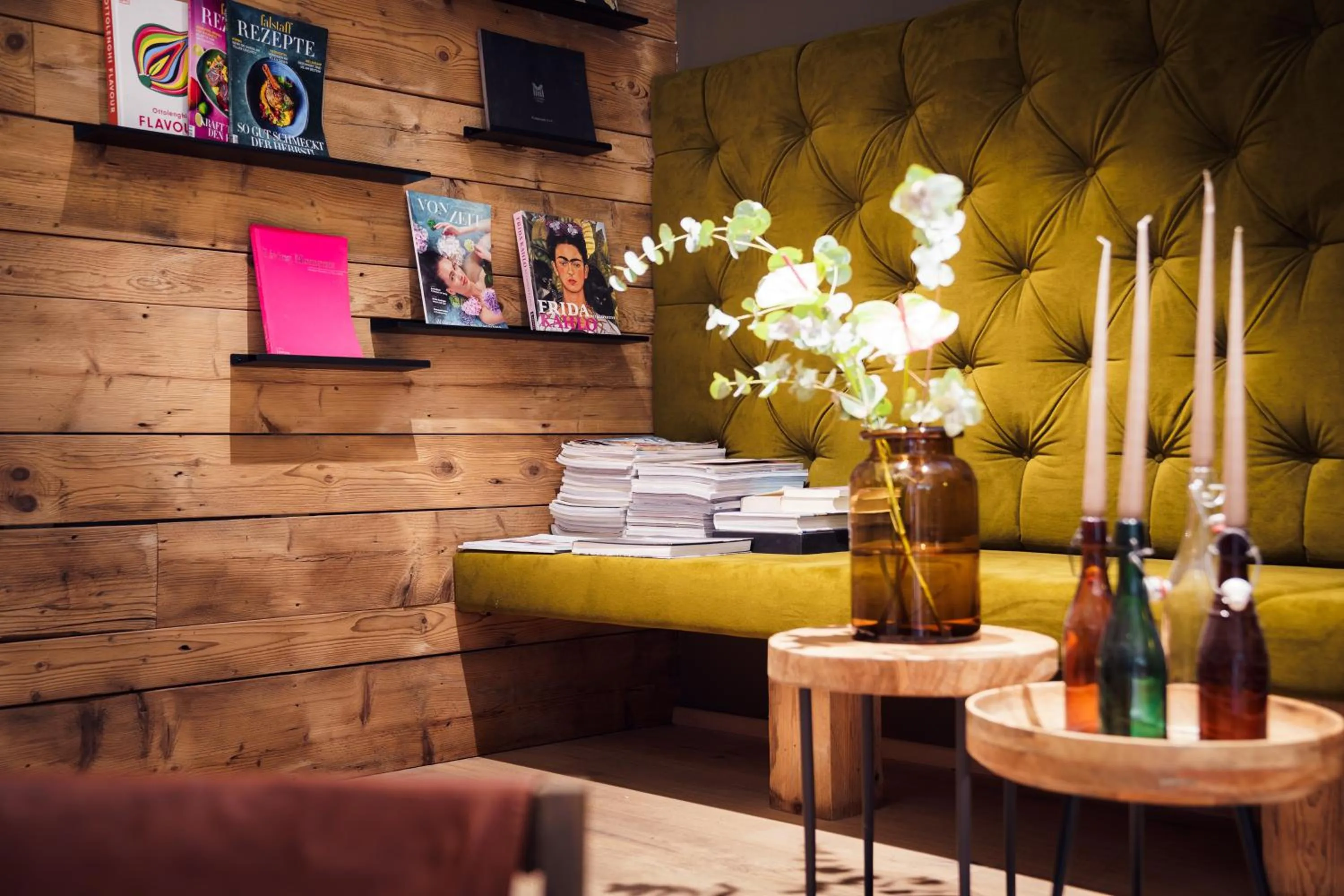 Seating area in Boutique Aparthotel Chalets Coburg