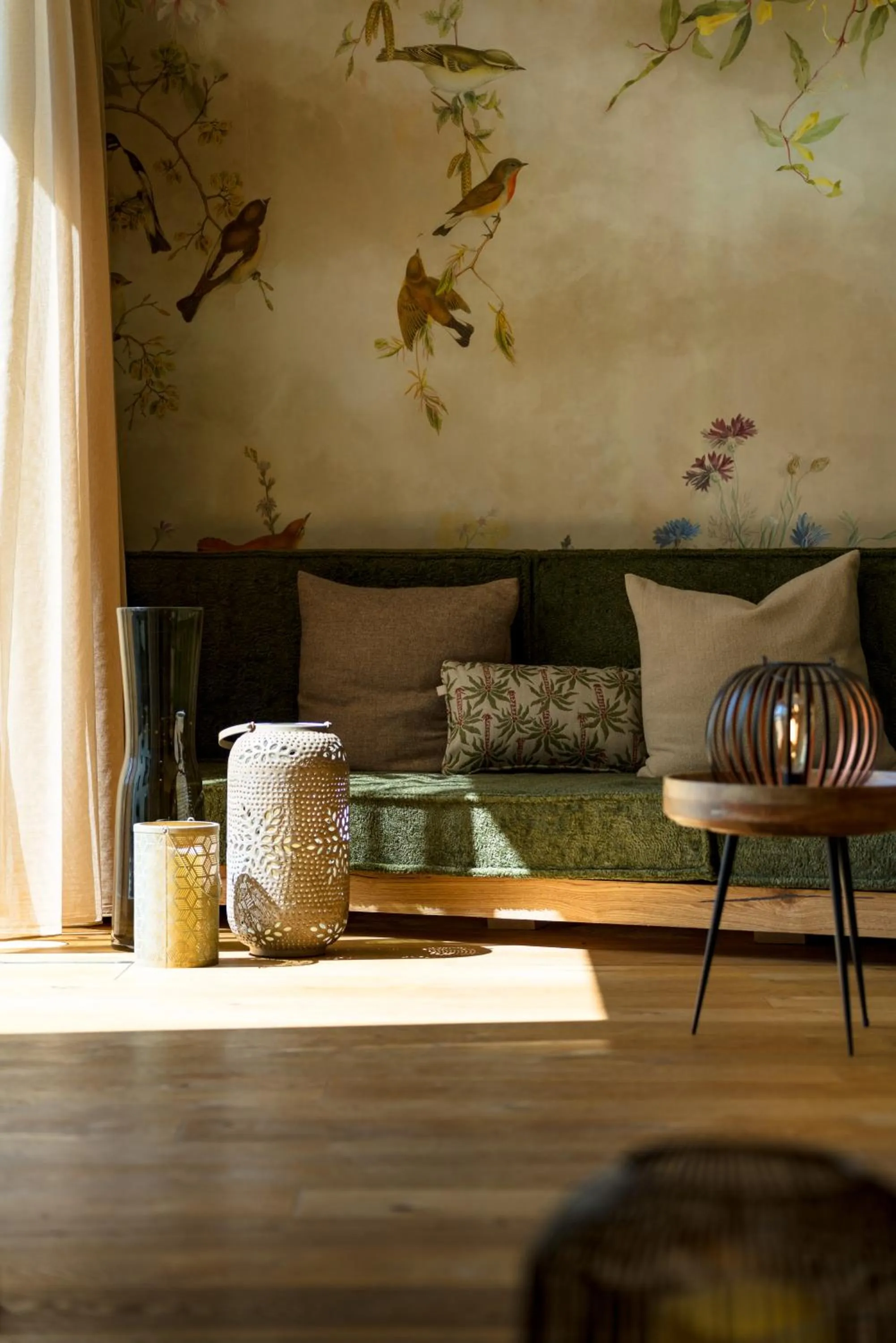 Seating area in Boutique Aparthotel Chalets Coburg