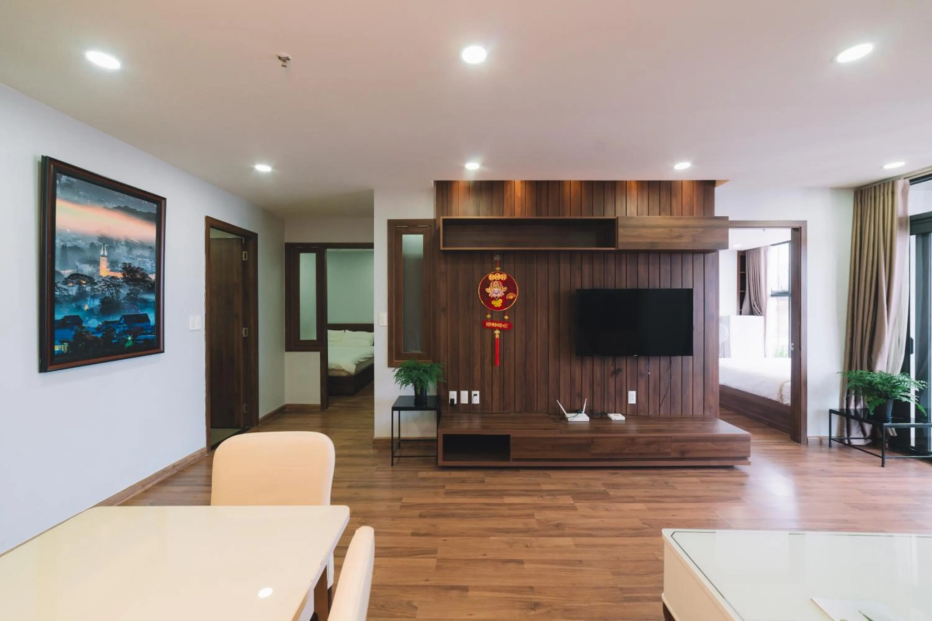 Communal lounge/ TV room in Dalat Center Residence