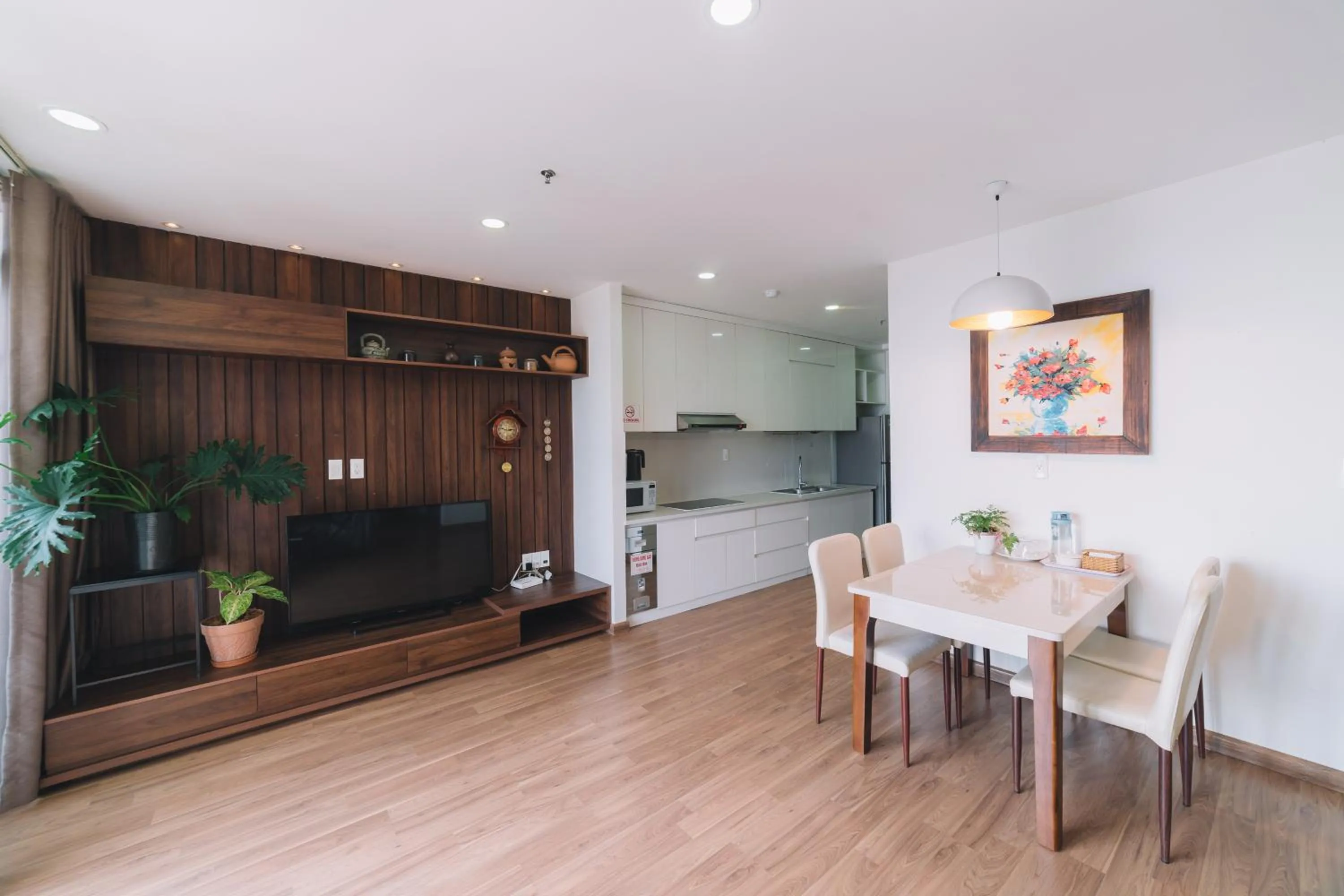 Kitchen or kitchenette in Dalat Center Residence