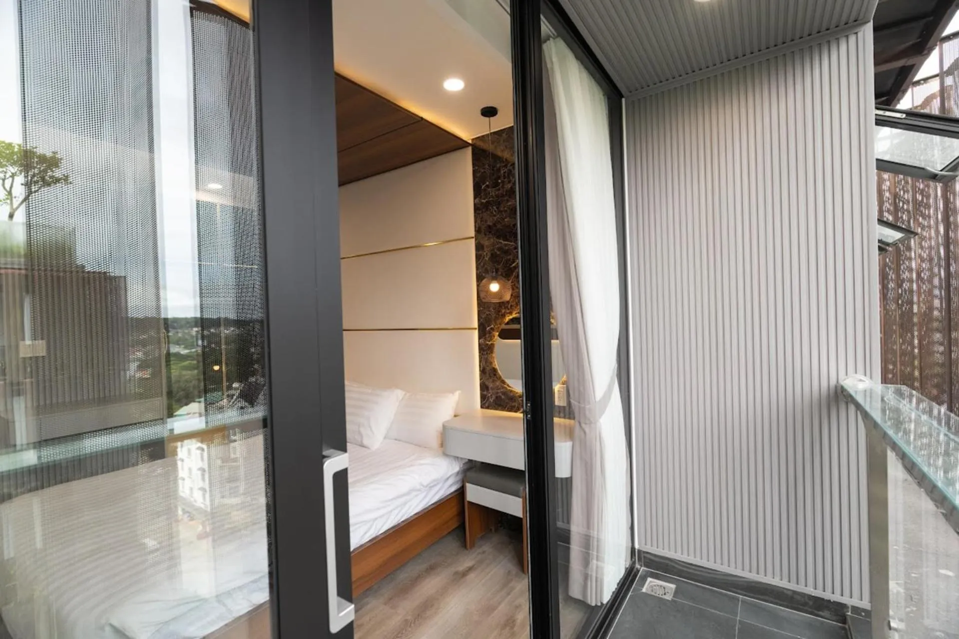 Shower in Dalat Center Residence