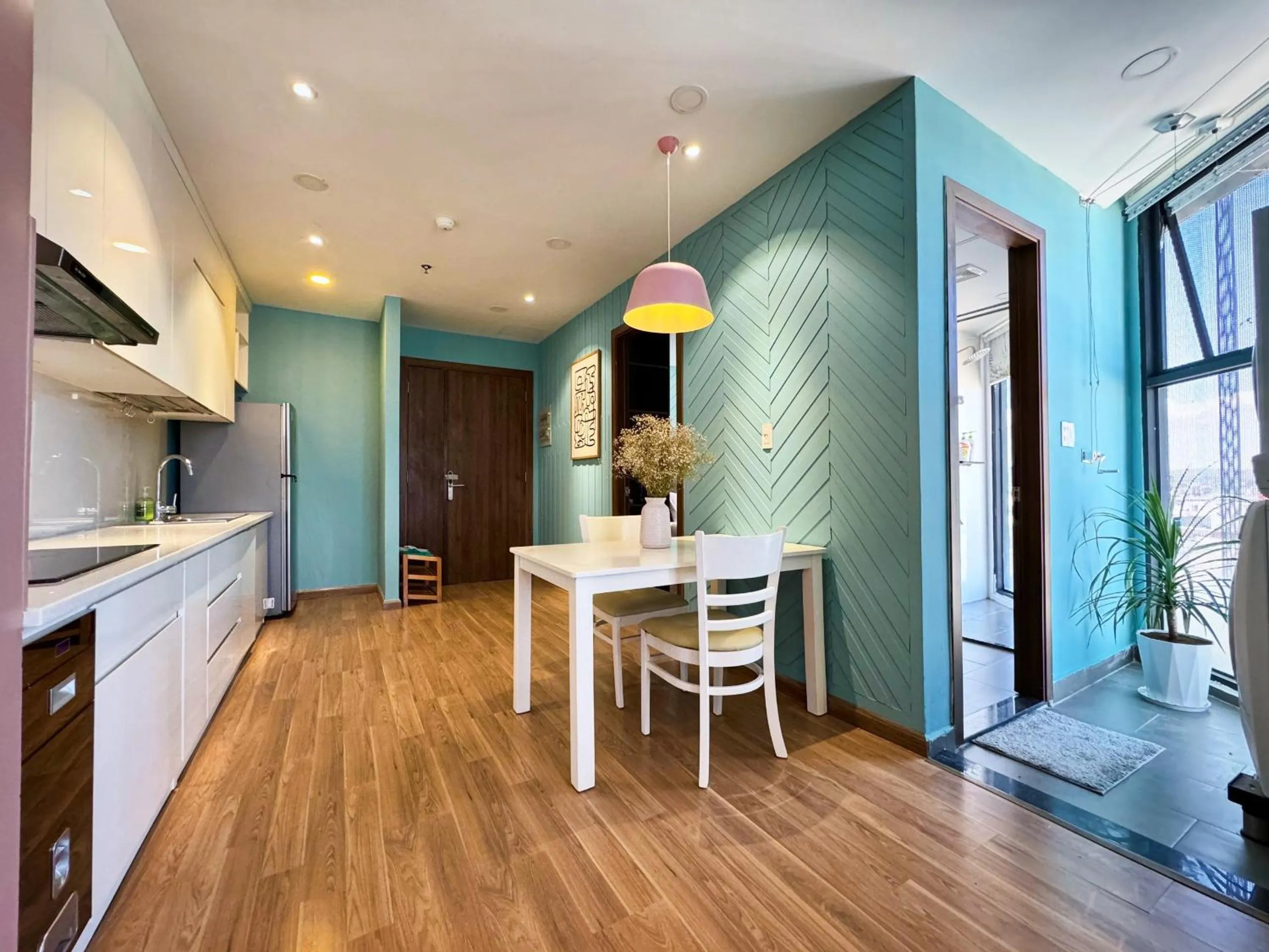 Kitchen or kitchenette in Dalat Center Residence